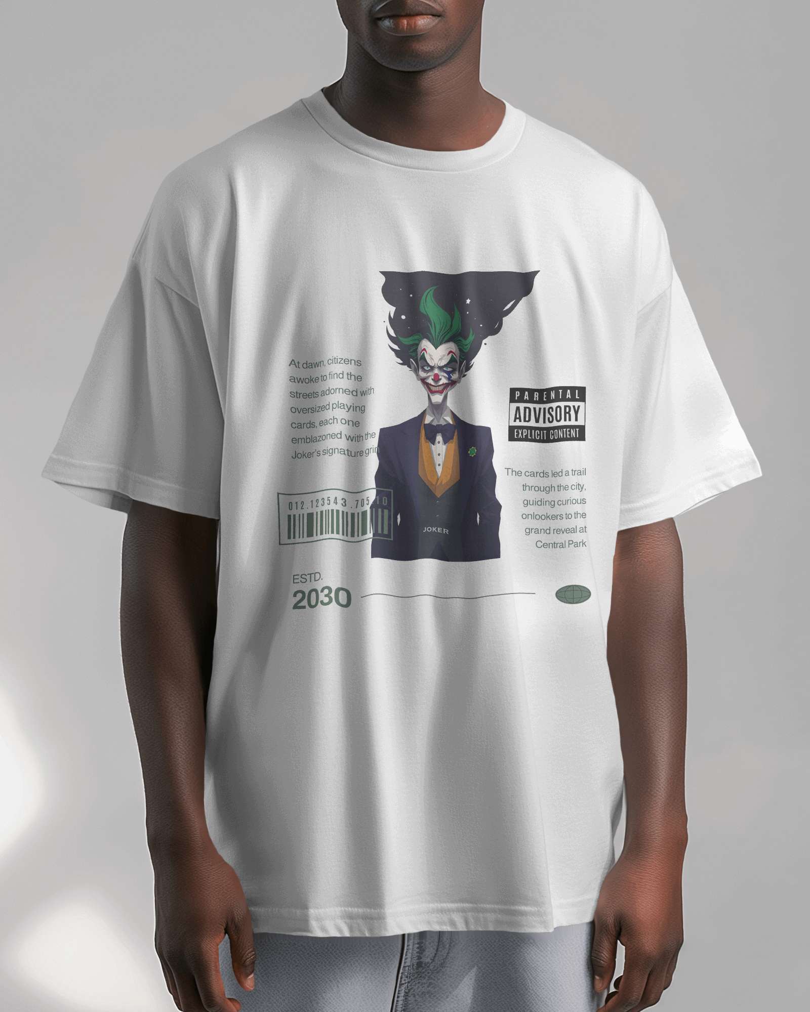 Joker's Grin Oversized Tee