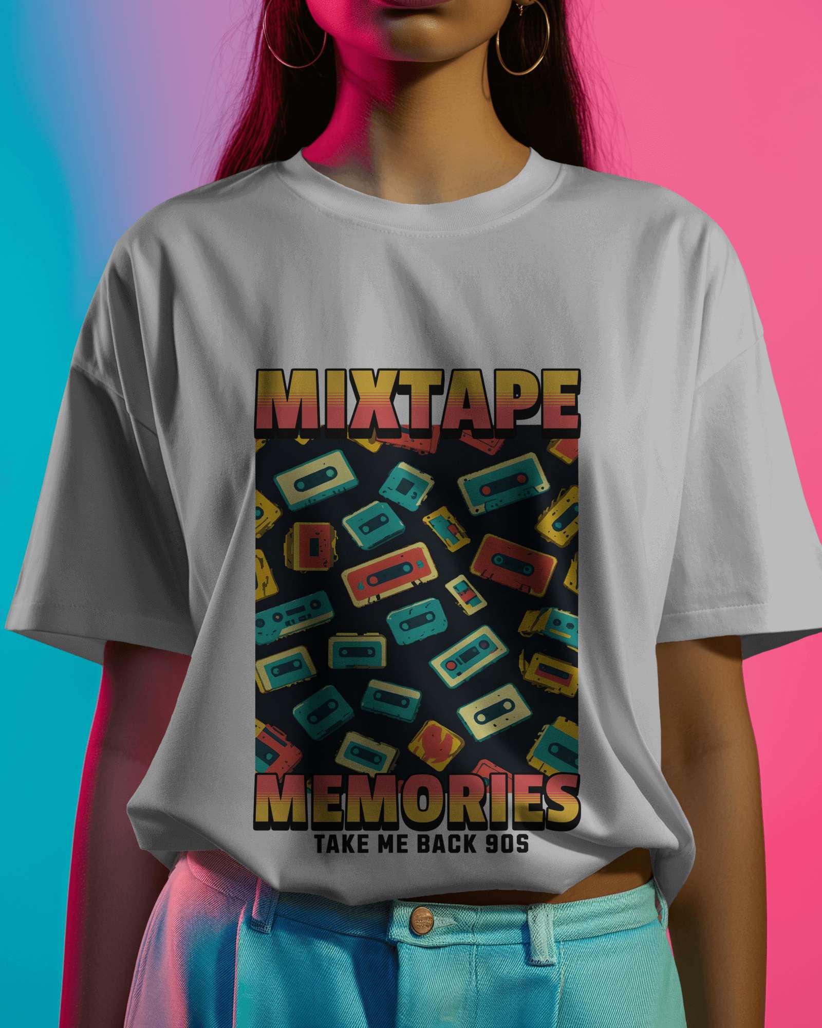 Mixtape Memories Oversized Tee