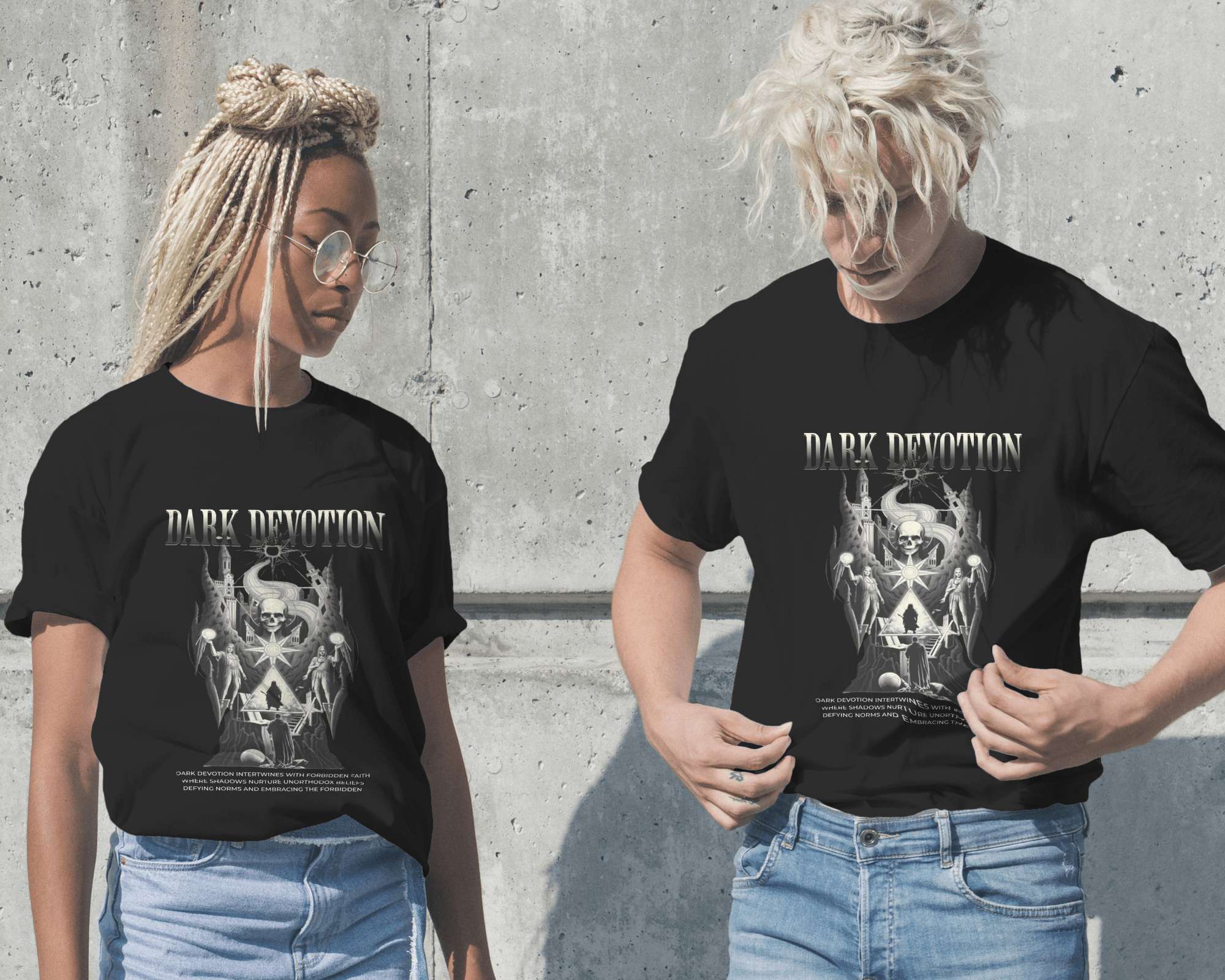 Dark Devotion Oversized Tee