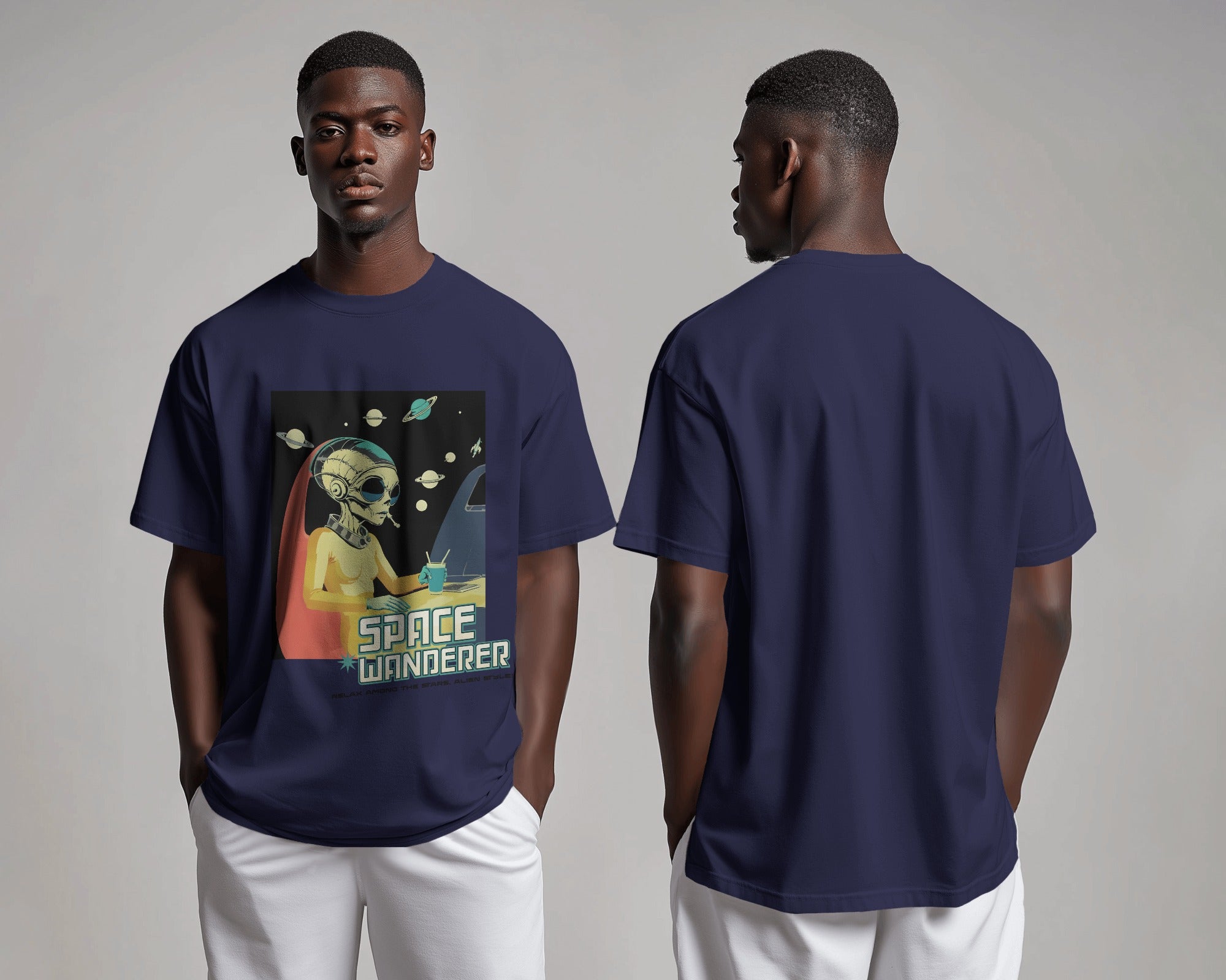 Space Wanderer Oversized Tee