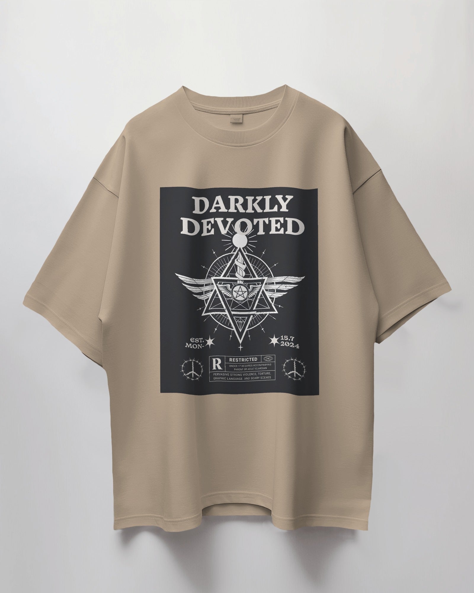 Darkly Devoted Oversized T shirt