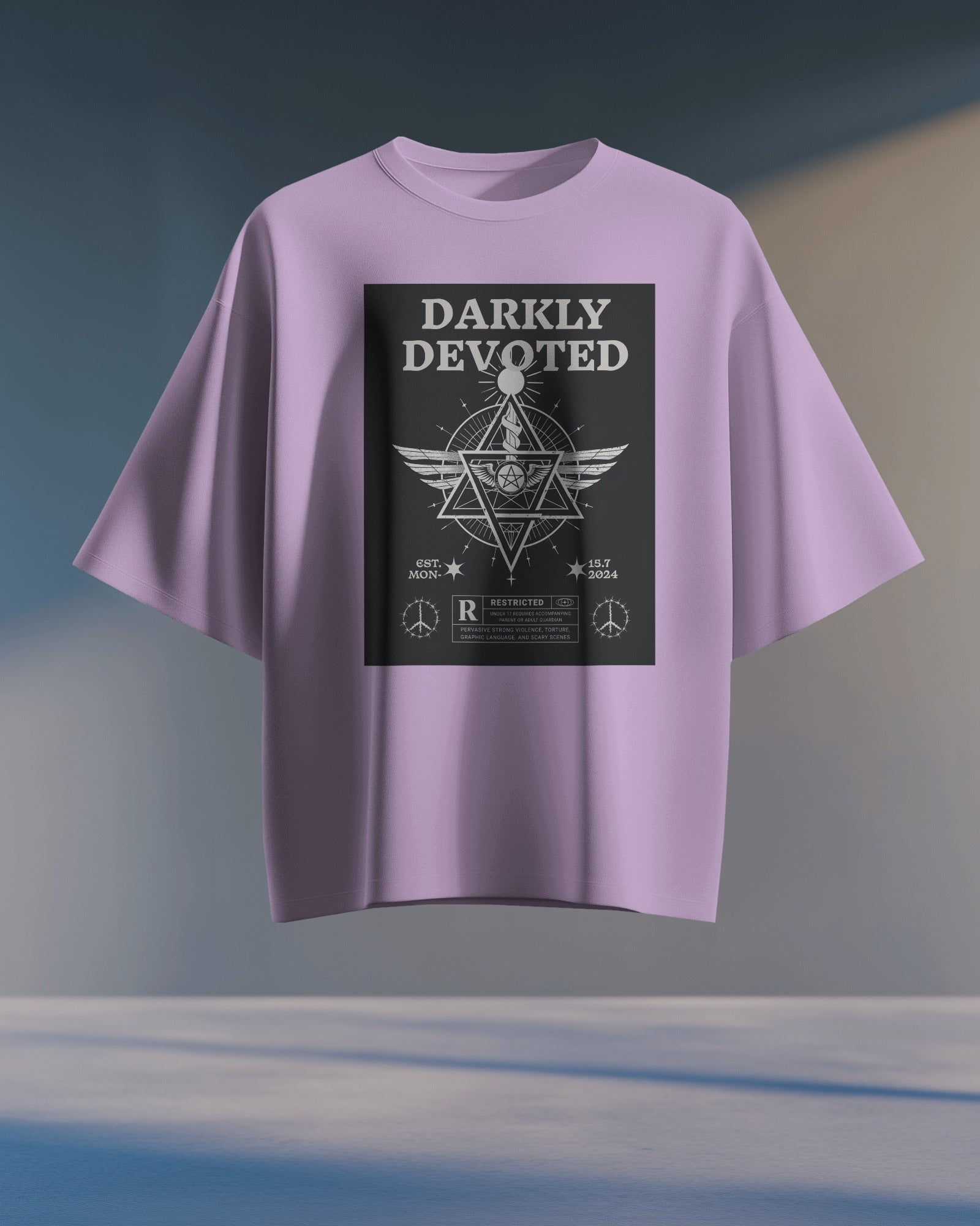 Darkly Devoted Oversized T shirt