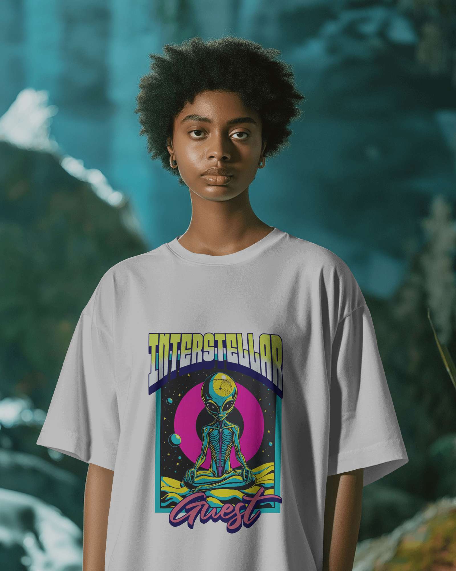 Interstellar Guest Oversized Tee