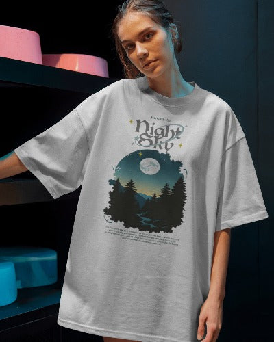 Night Sky Oversized Tee