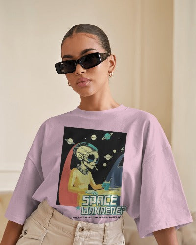 Space Wanderer Oversized Tee