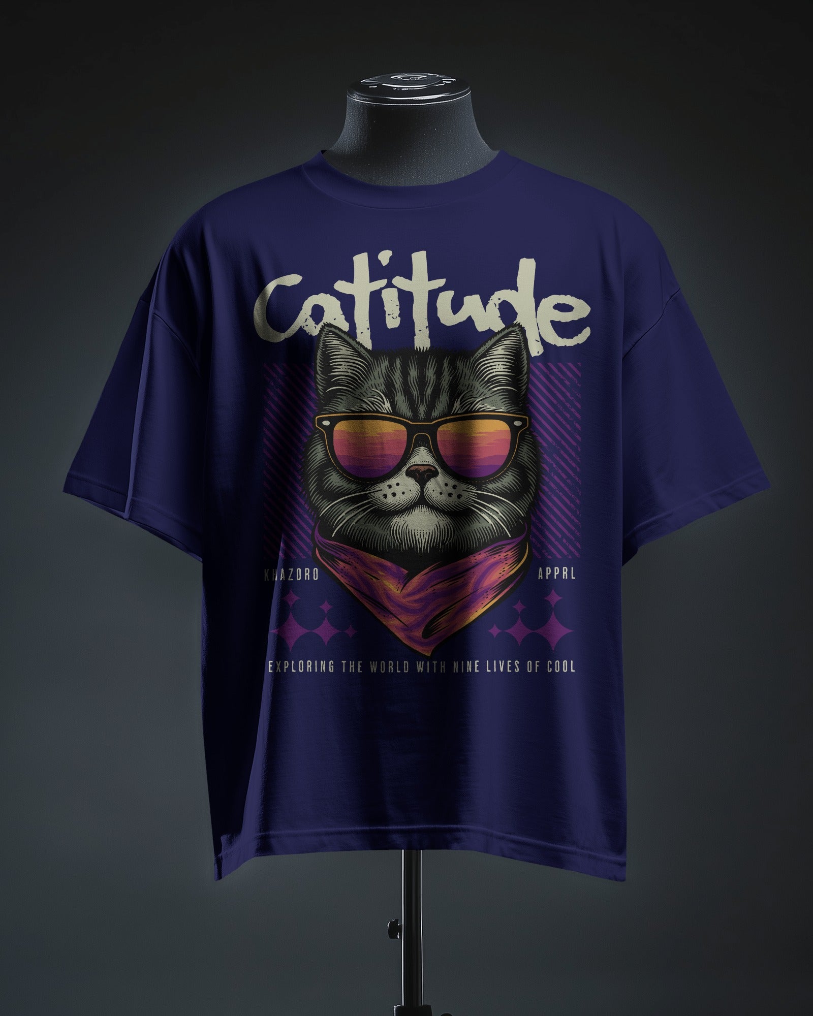 Catitude Oversized Tshirt