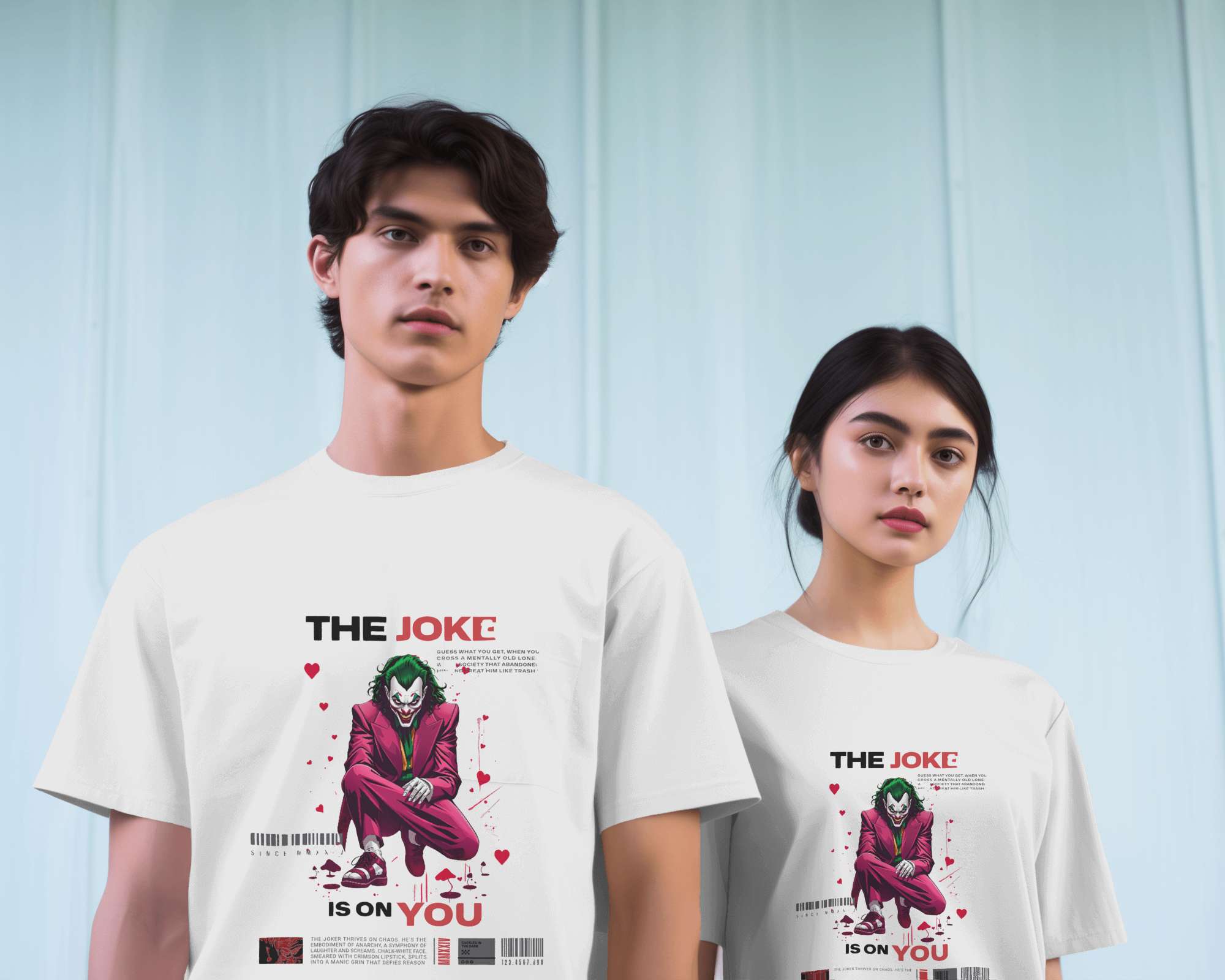 Joke Is on You oversized tee