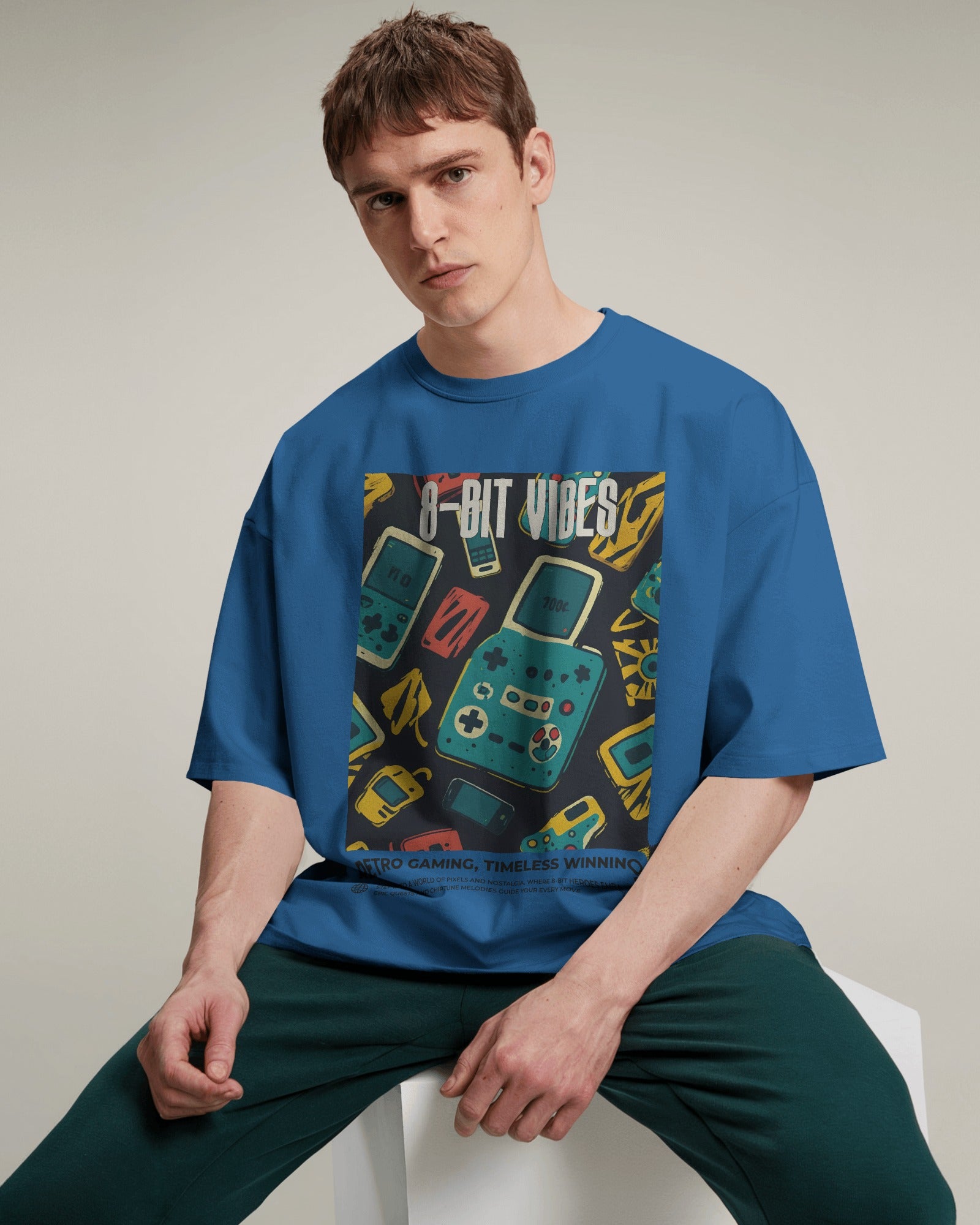 8-BIT VIBES Oversized Tshirt