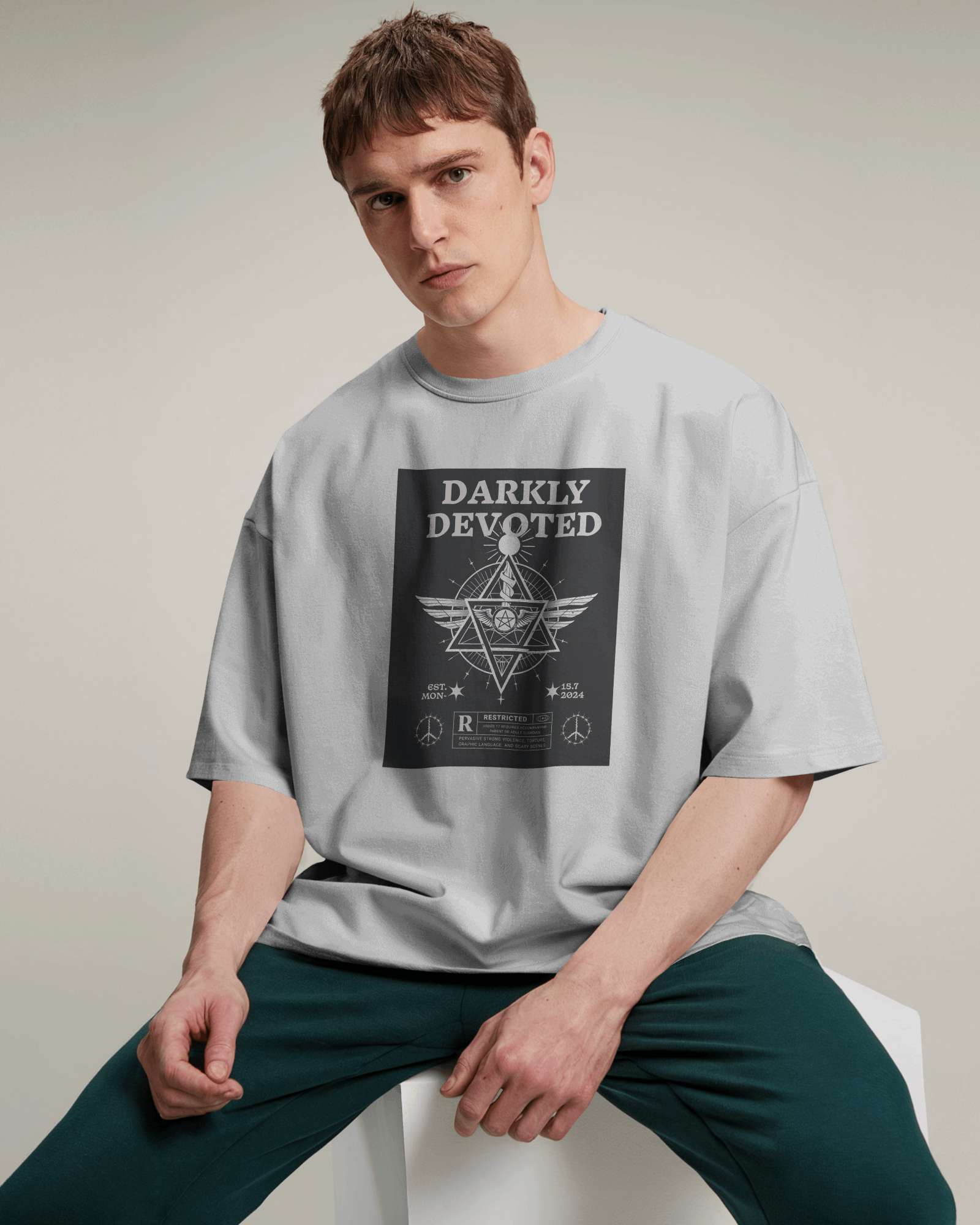 Darkly Devoted Oversized T shirt