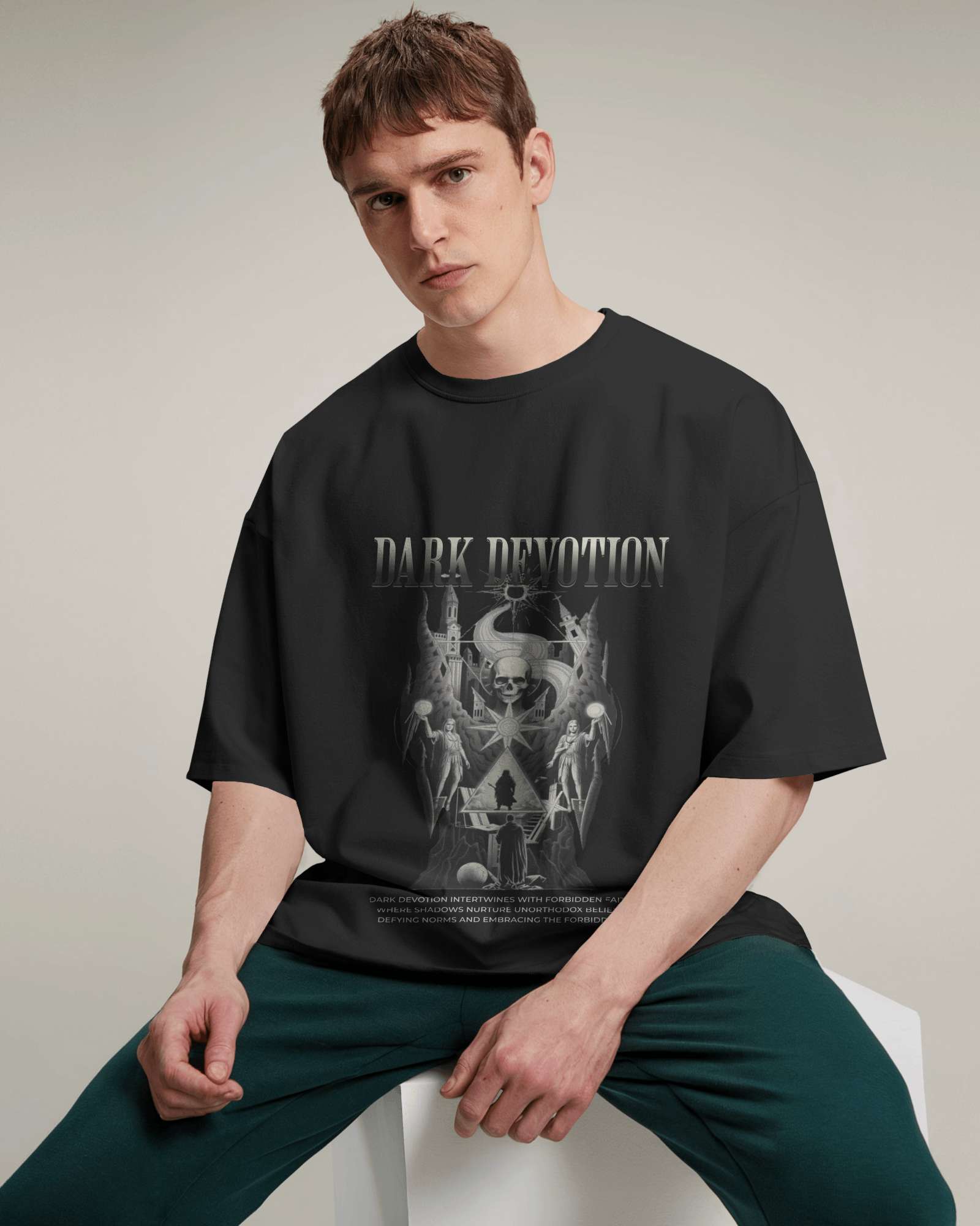 Dark Devotion Oversized Tee