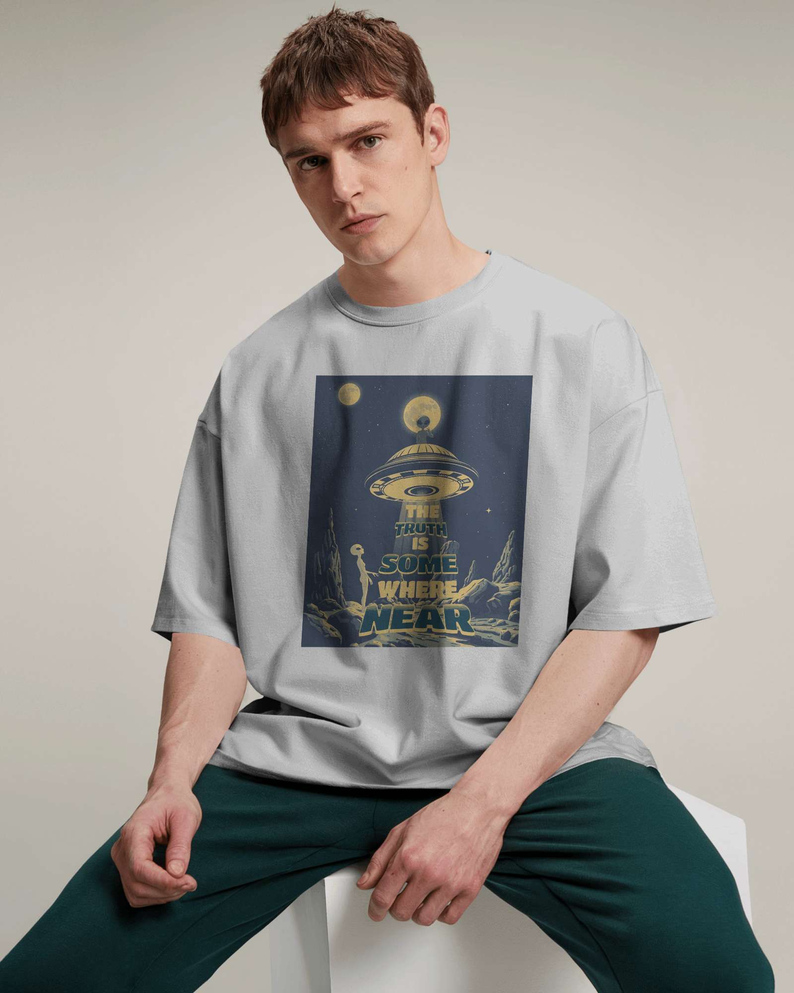 The Truth Is Near Oversized Tee