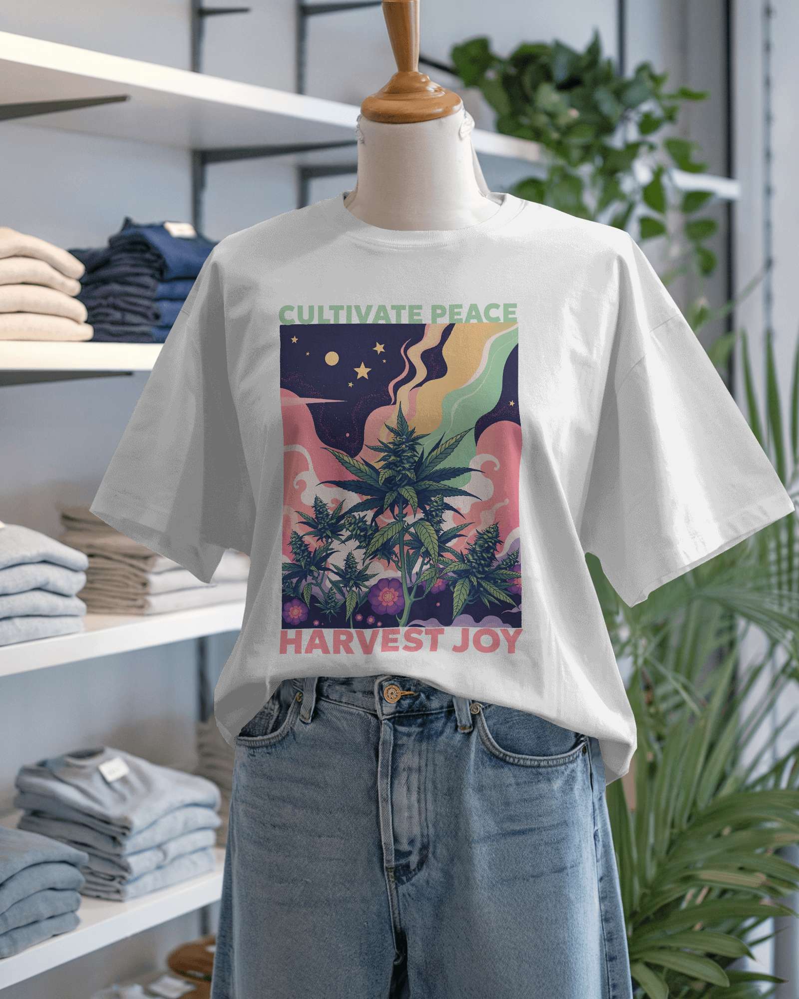 Cultivate Peace Oversized Tee