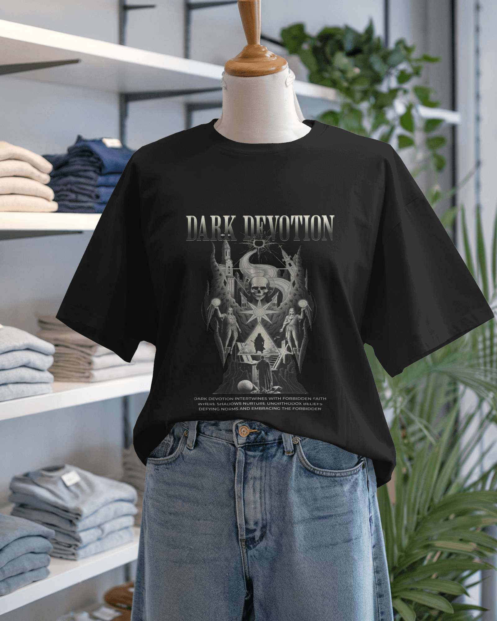 Dark Devotion Oversized Tee