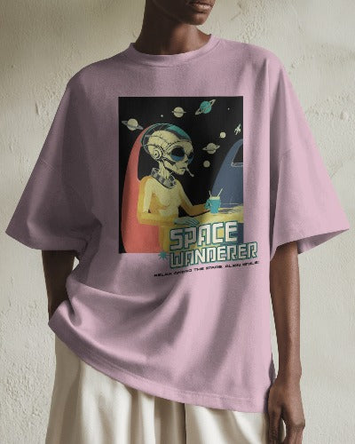 Space Wanderer Oversized Tee