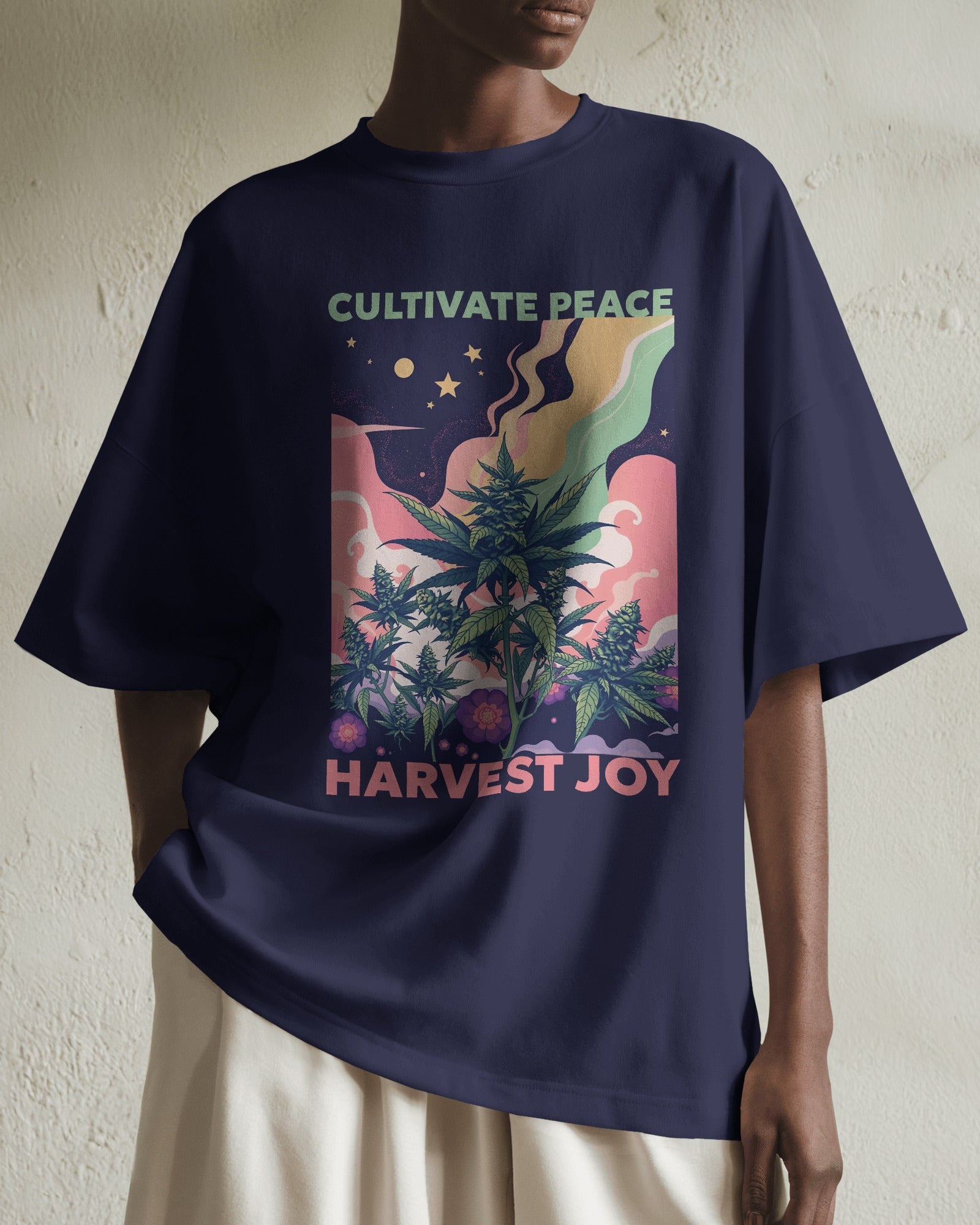 Cultivate Peace Oversized Tee