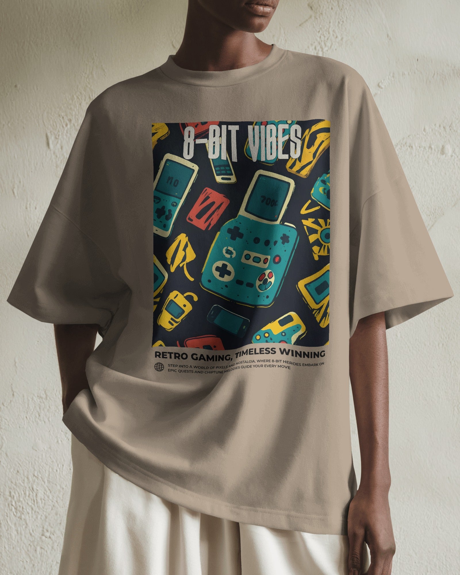 8-BIT VIBES Oversized Tshirt