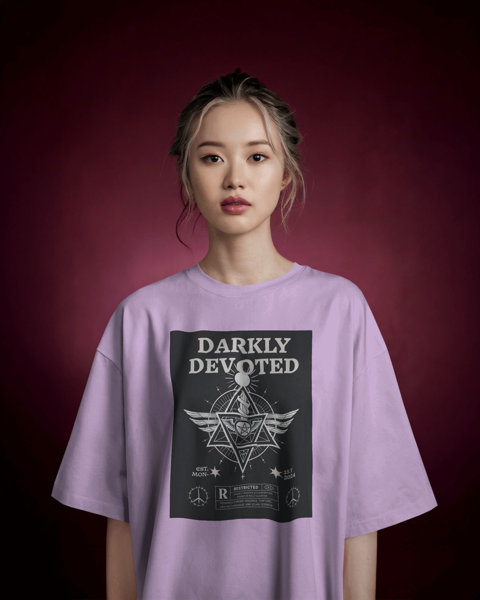 Darkly Devoted Oversized T shirt