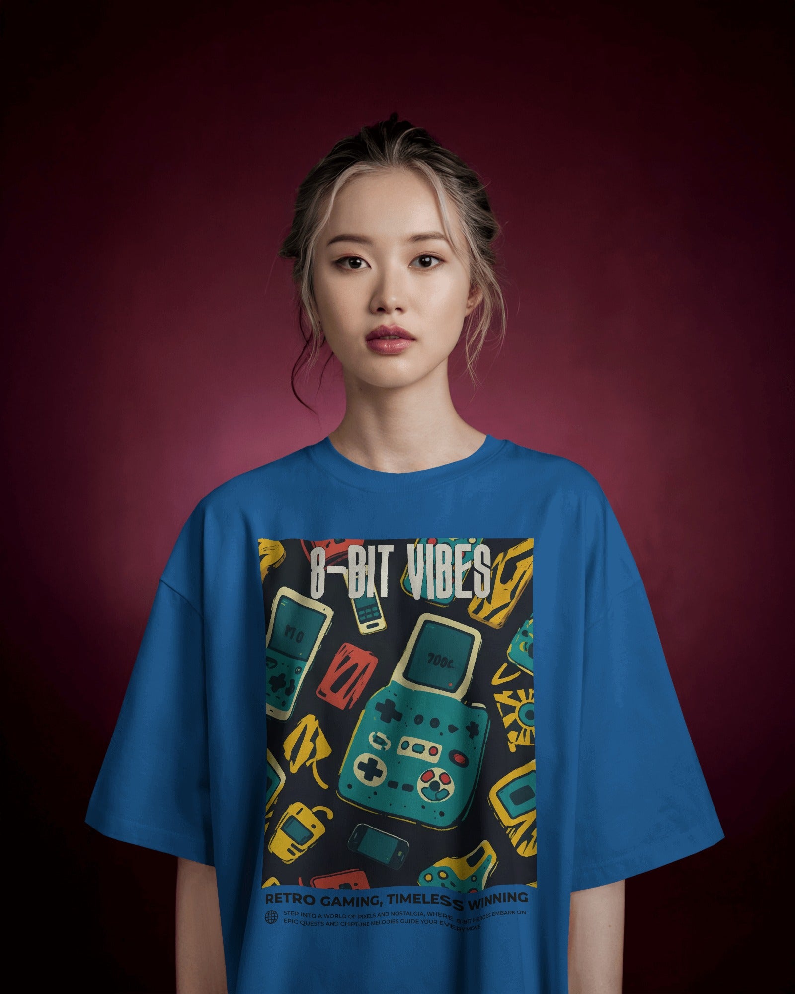 8-BIT VIBES Oversized Tshirt