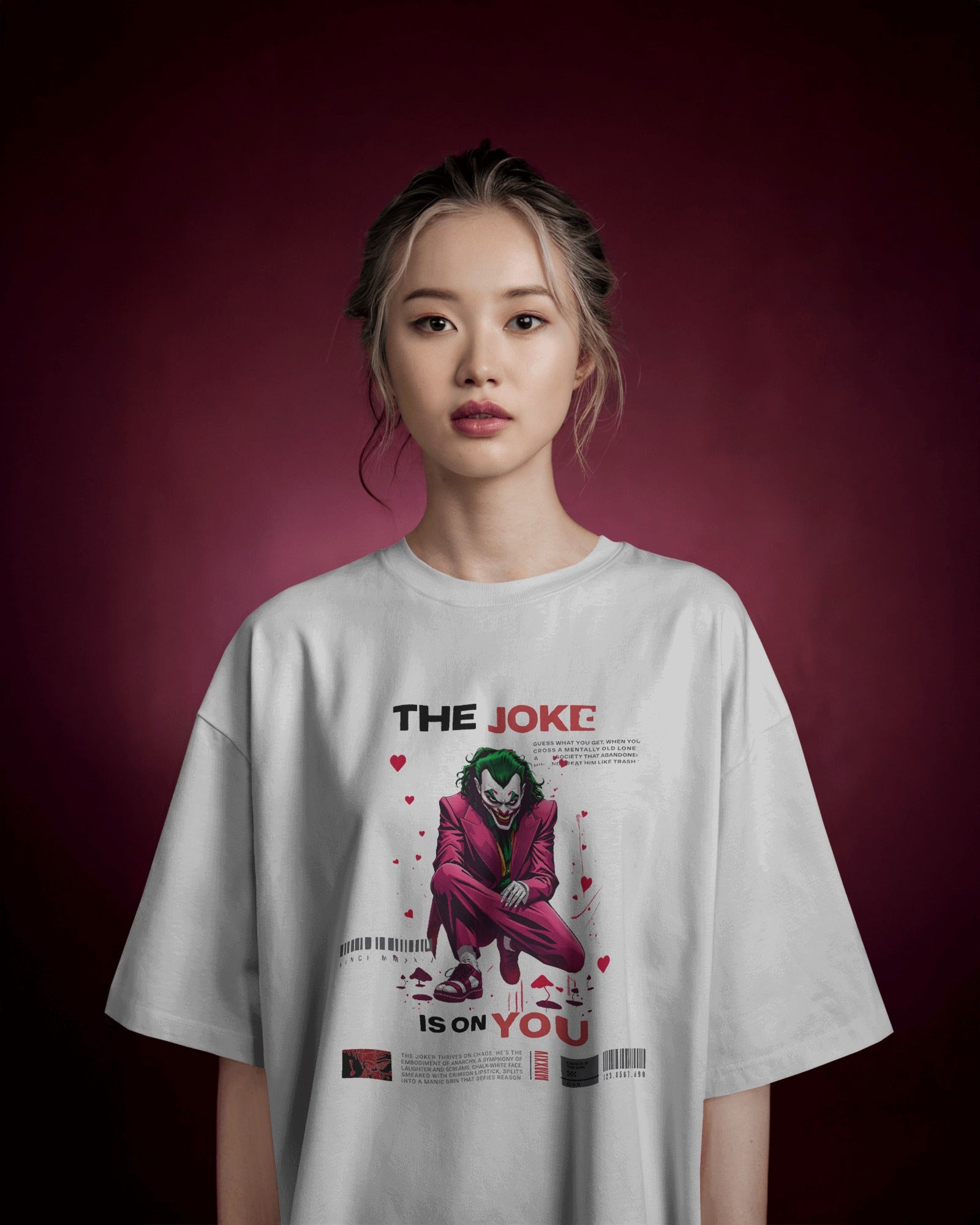 Joke Is on You oversized tee