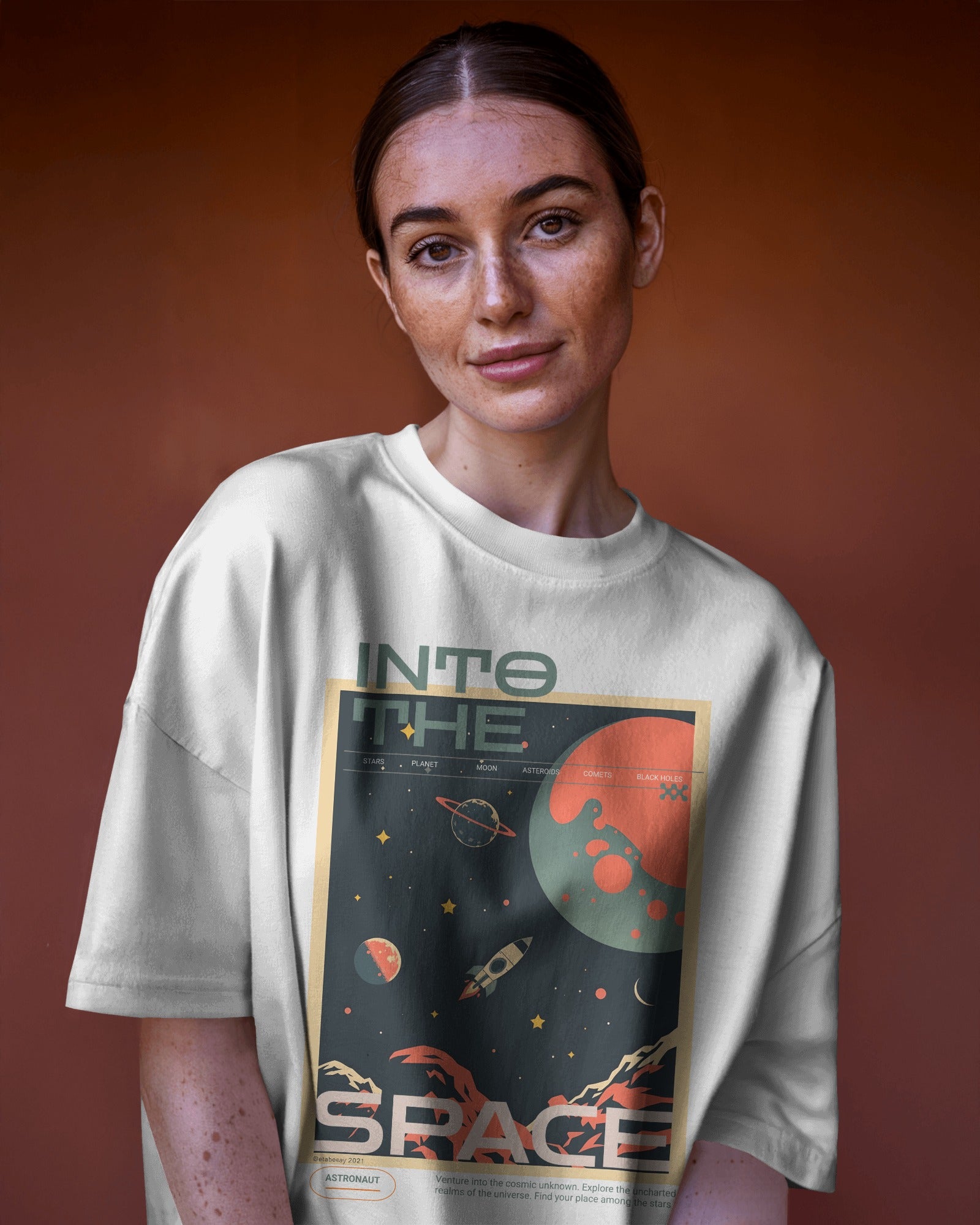 Into The Space Oversized Tee