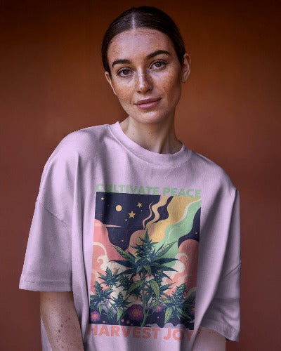 Cultivate Peace Oversized Tee