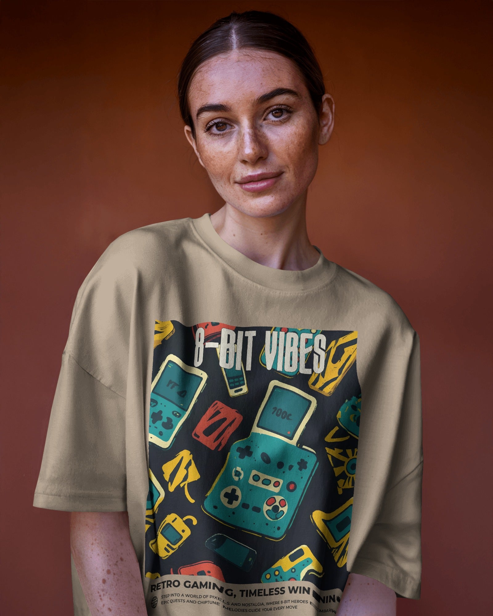 8-BIT VIBES Oversized Tshirt