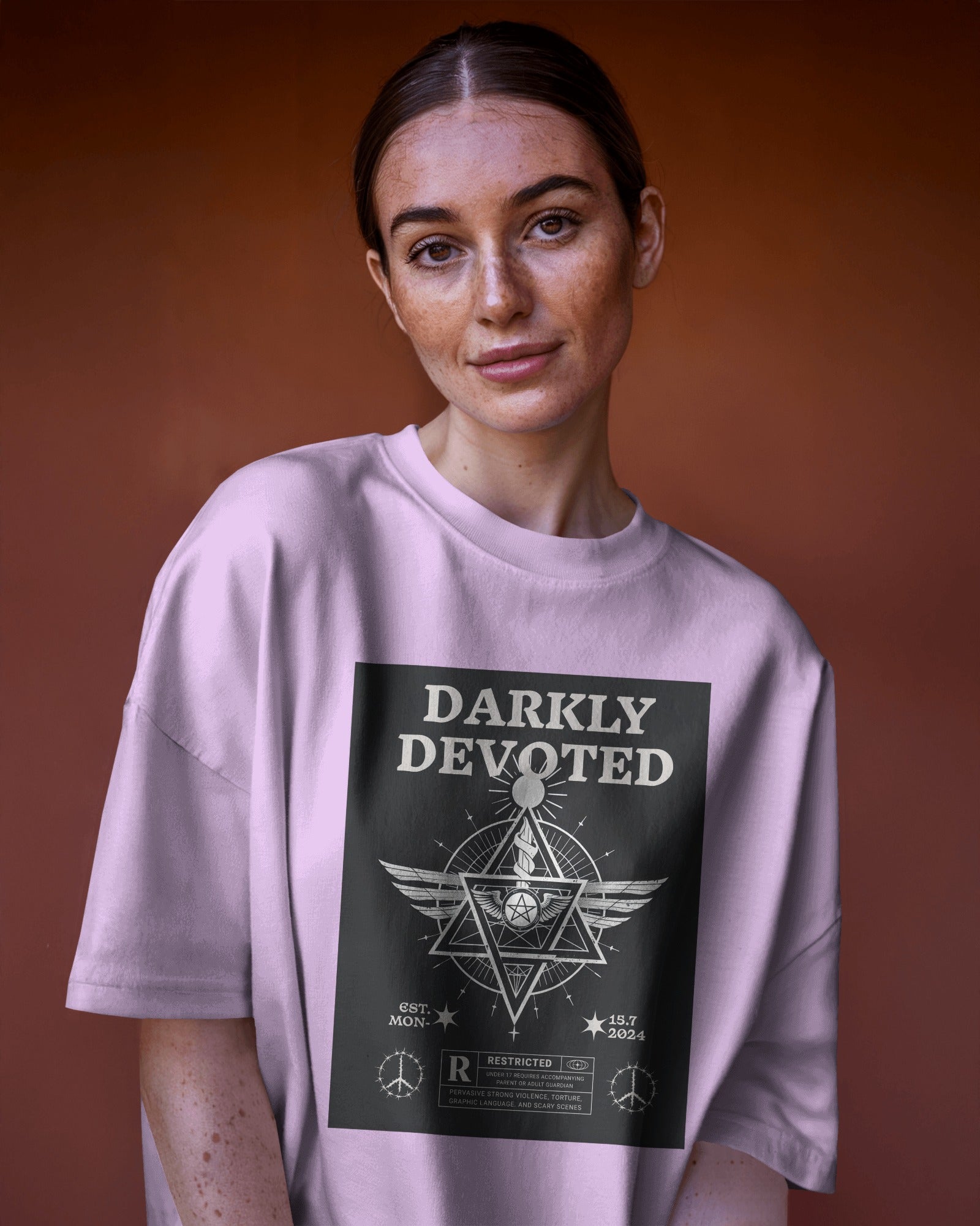 Darkly Devoted Oversized T shirt