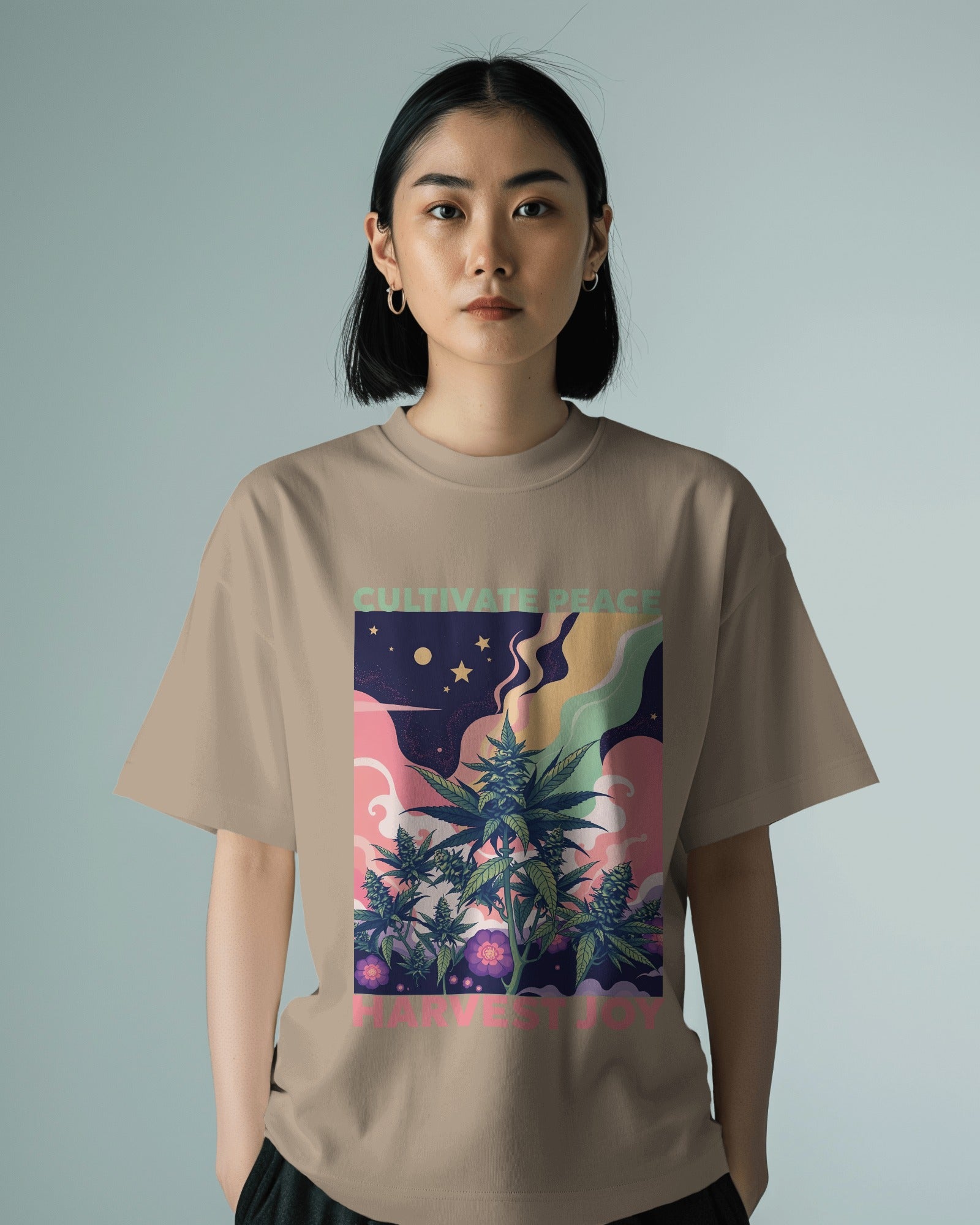 Cultivate Peace Oversized Tee