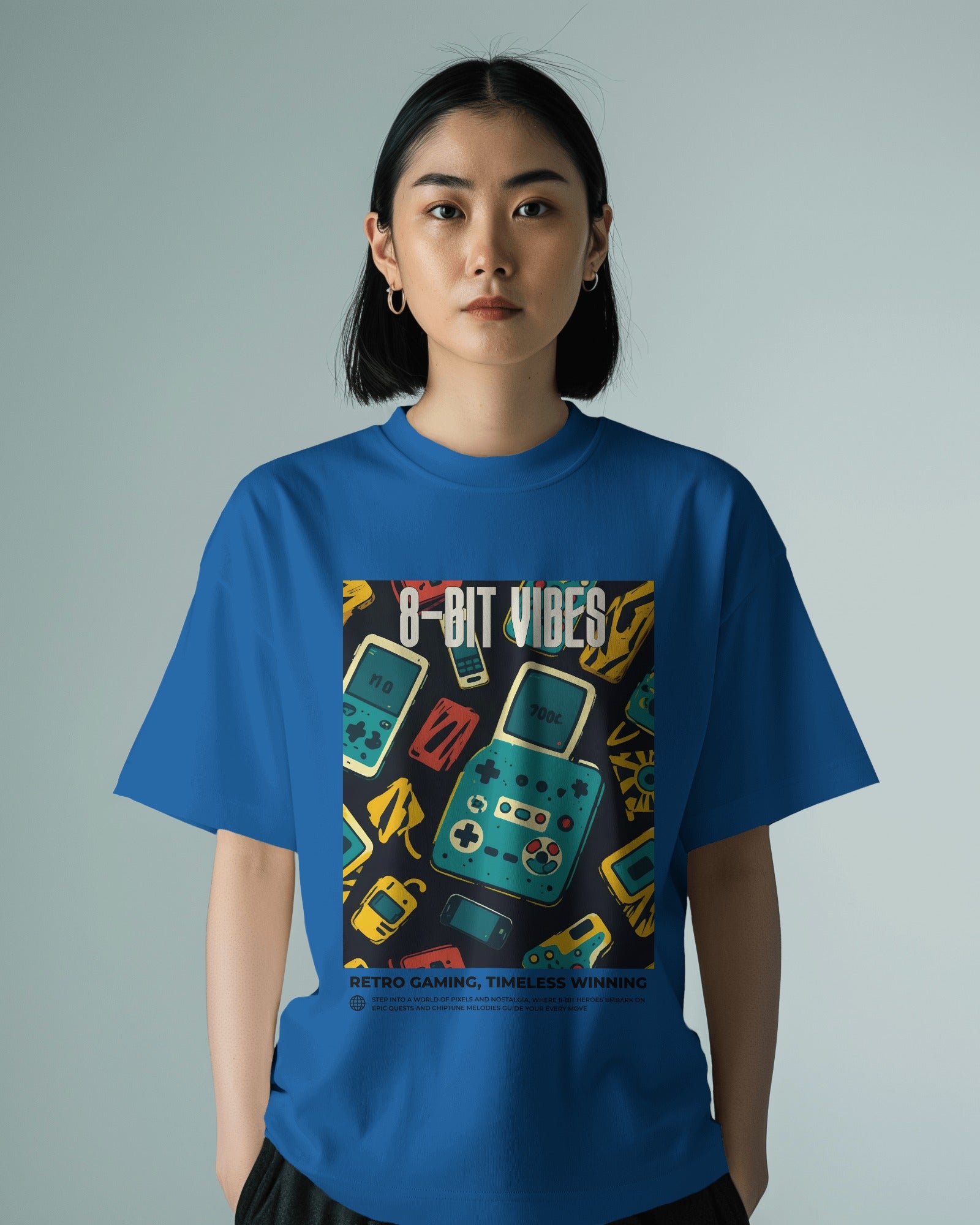 8-BIT VIBES Oversized Tshirt