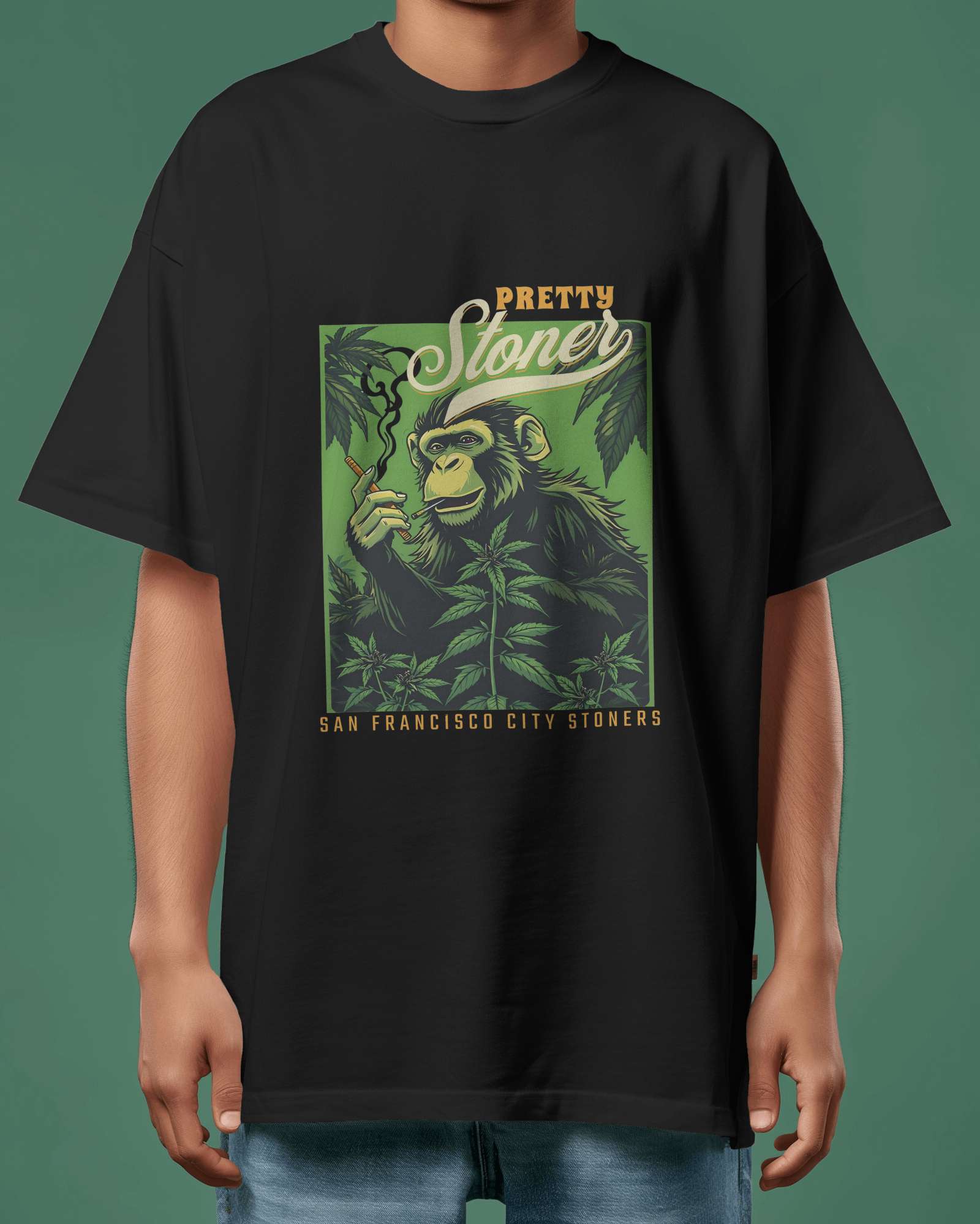 Pretty Stoner Oversized Tee