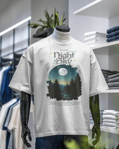 Night Sky Oversized Tee