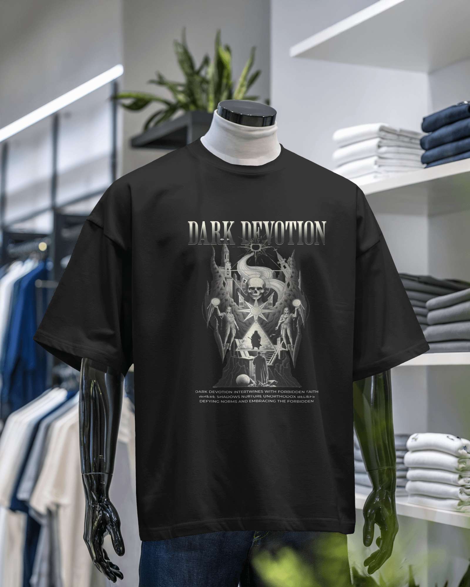 Dark Devotion Oversized Tee