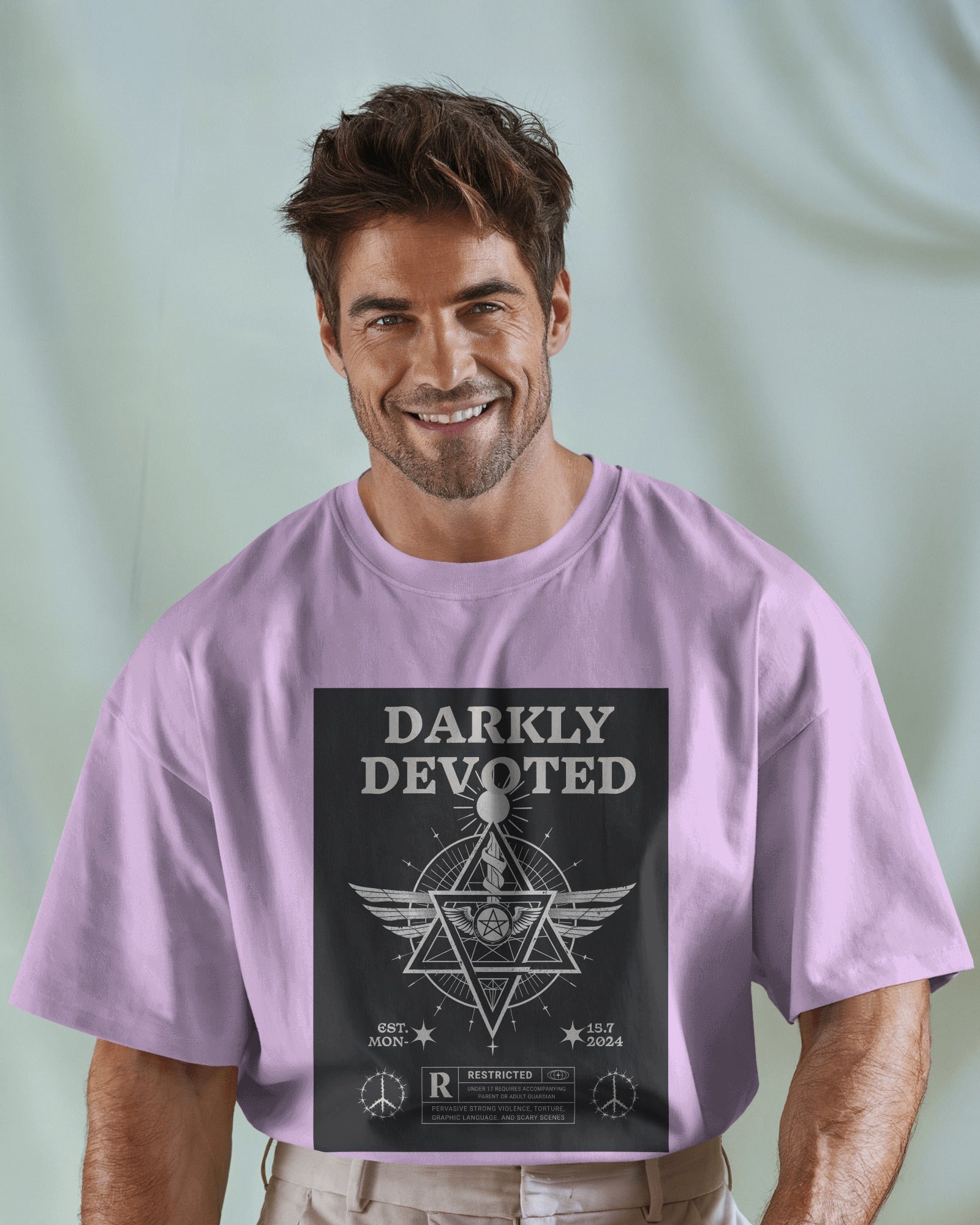 Darkly Devoted Oversized T shirt