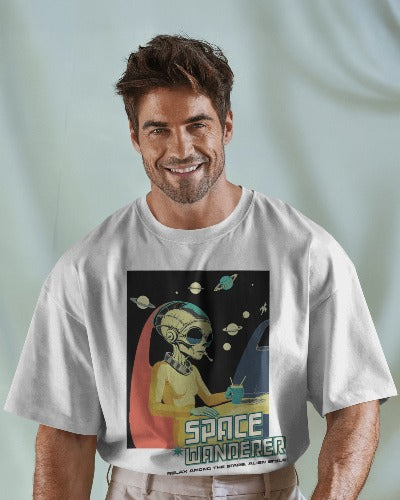 Space Wanderer Oversized Tee