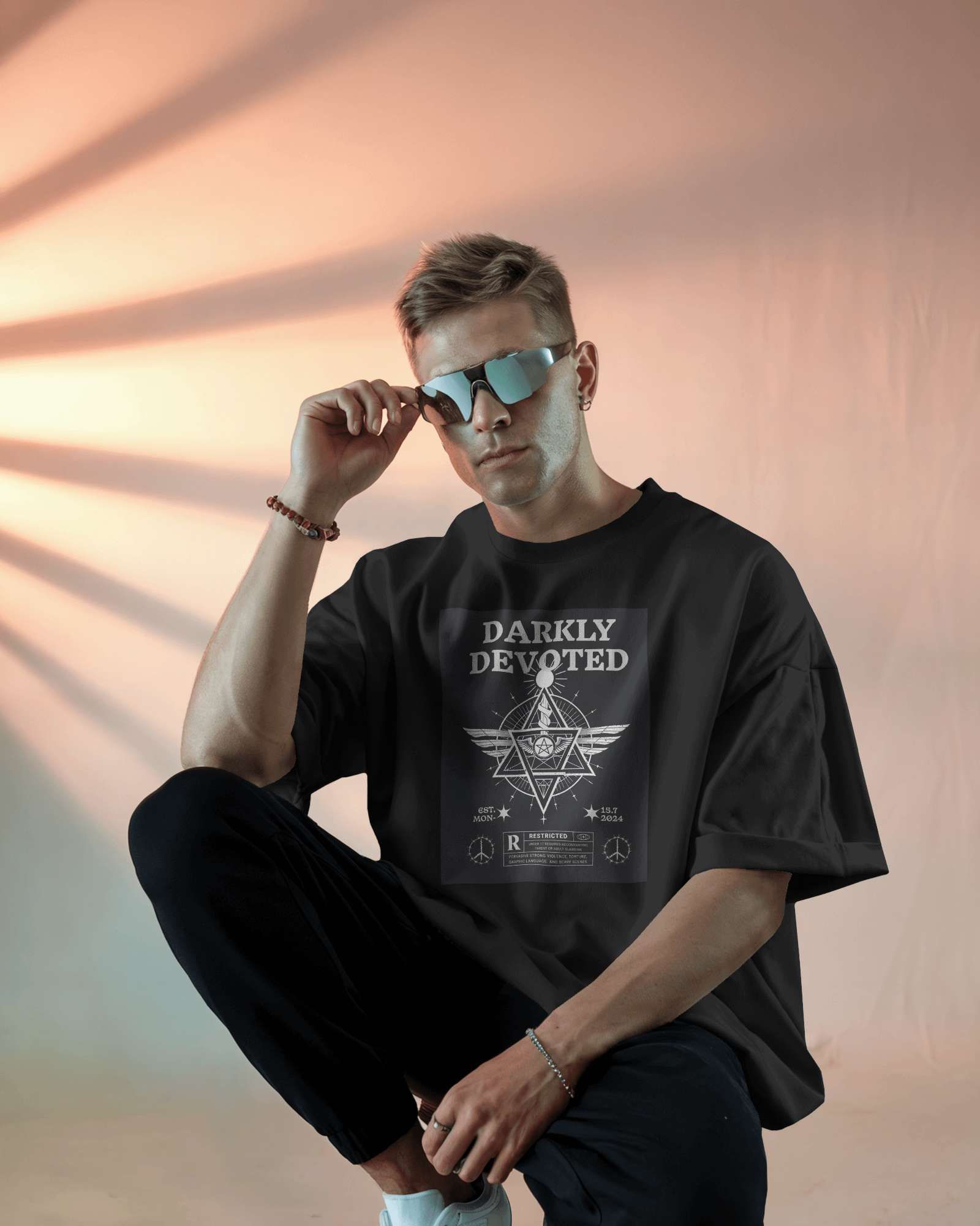 Darkly Devoted Oversized T shirt