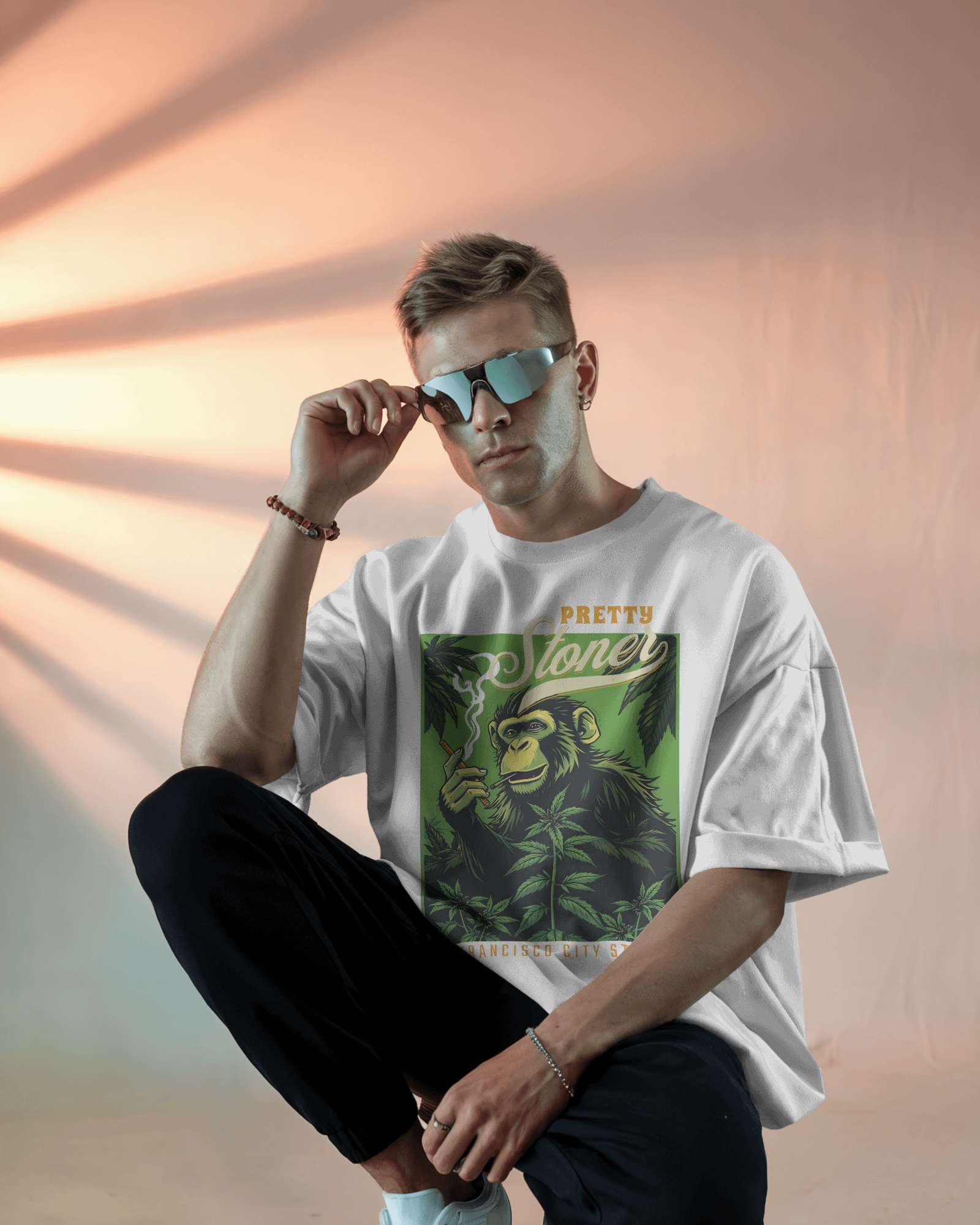 Pretty Stoner Oversized Tee