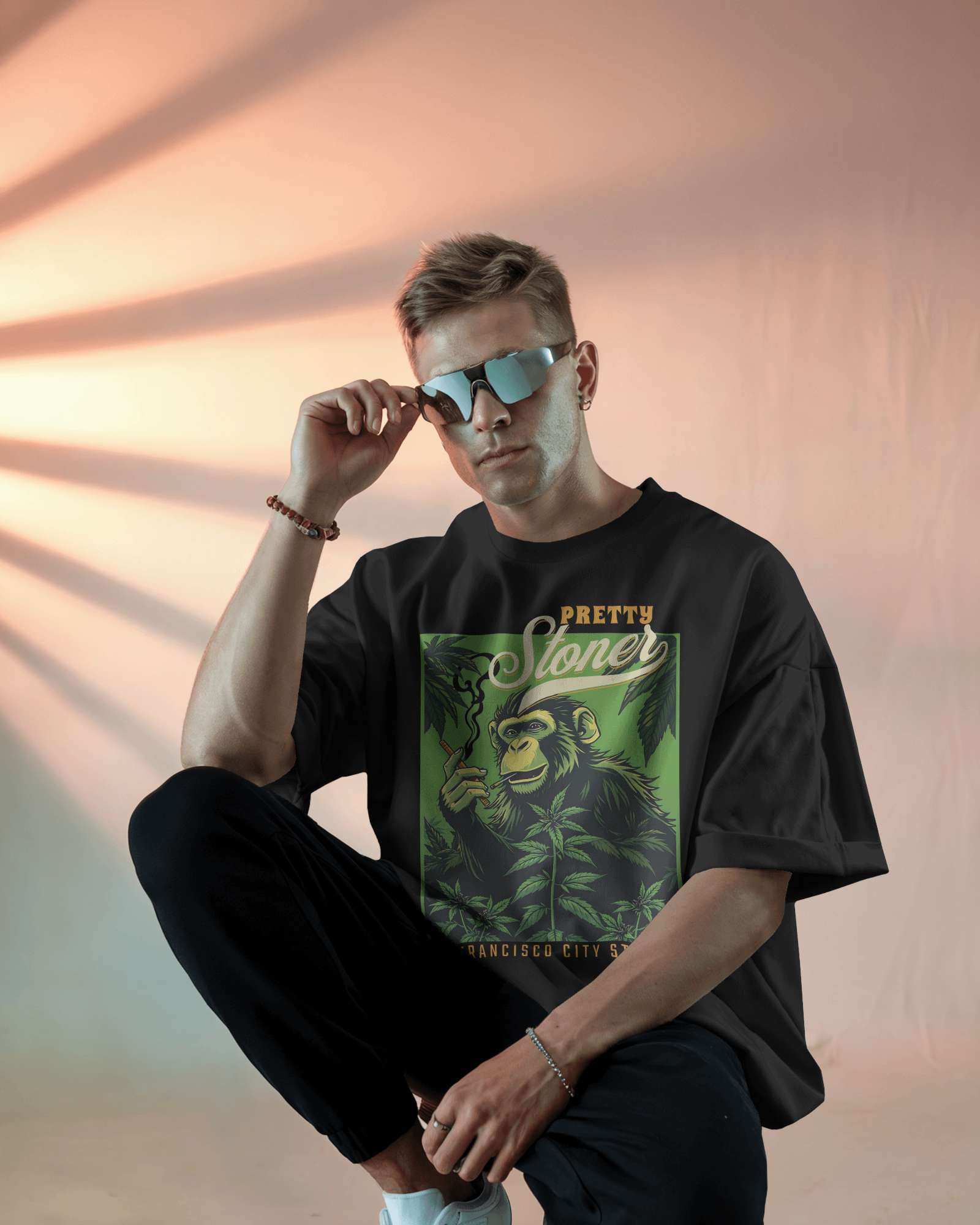 Pretty Stoner Oversized Tee