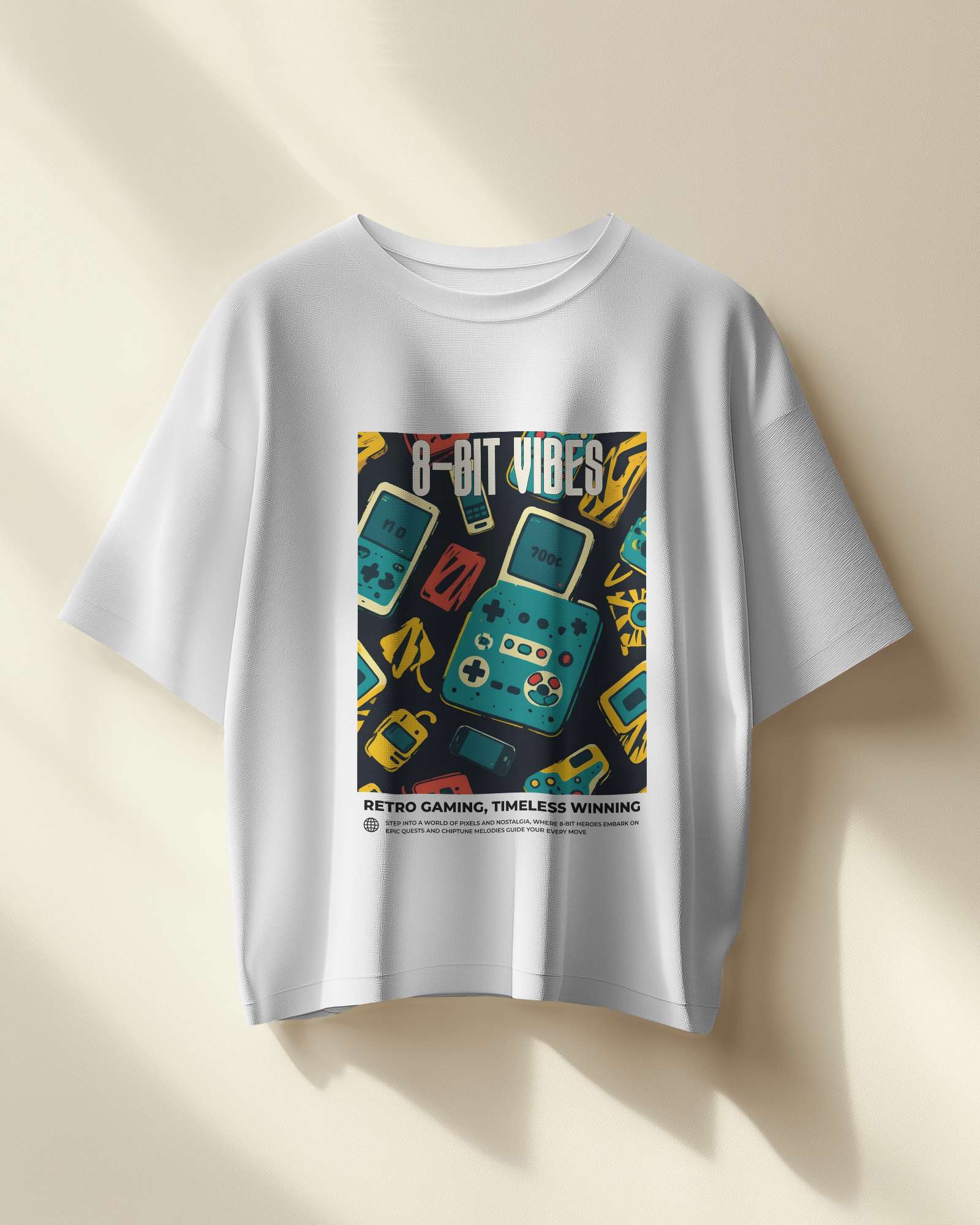 8-BIT VIBES Oversized Tshirt