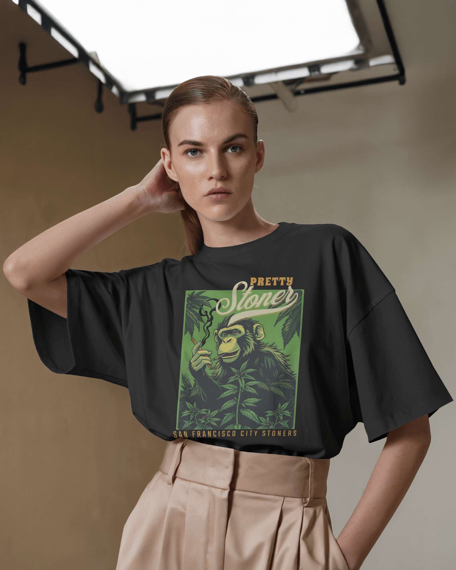 Pretty Stoner Oversized Tee