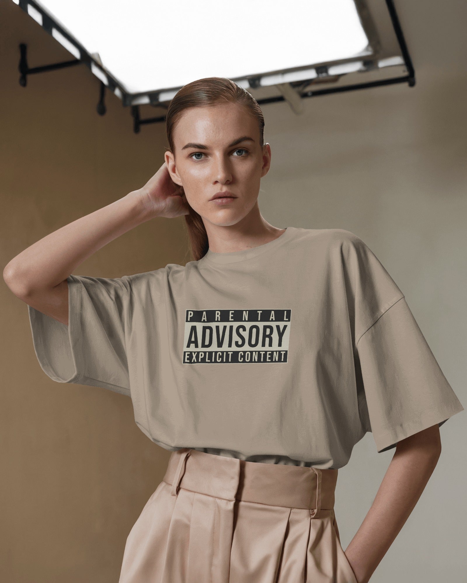 Parental Advisory Oversized Tee