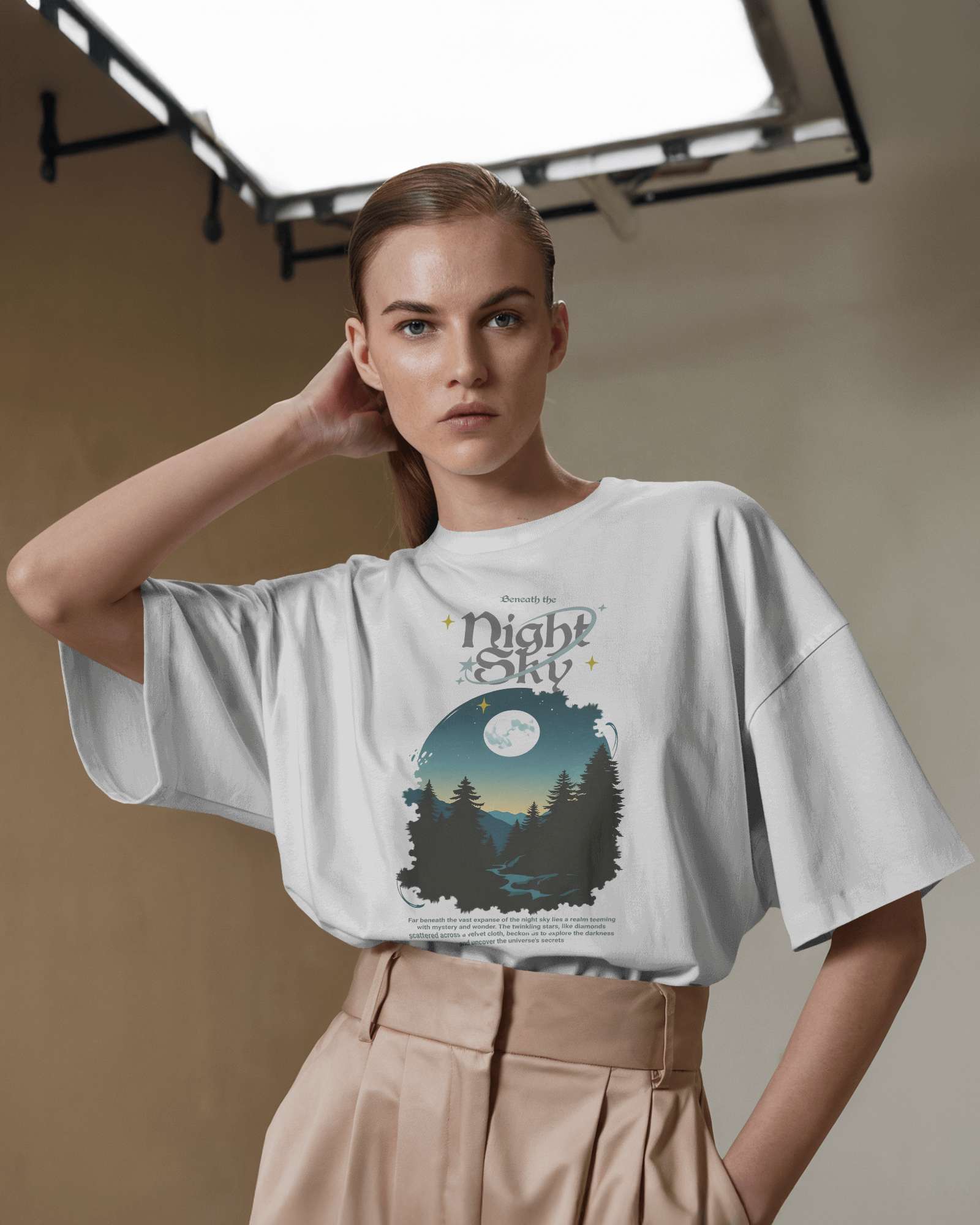 Night Sky Oversized Tee