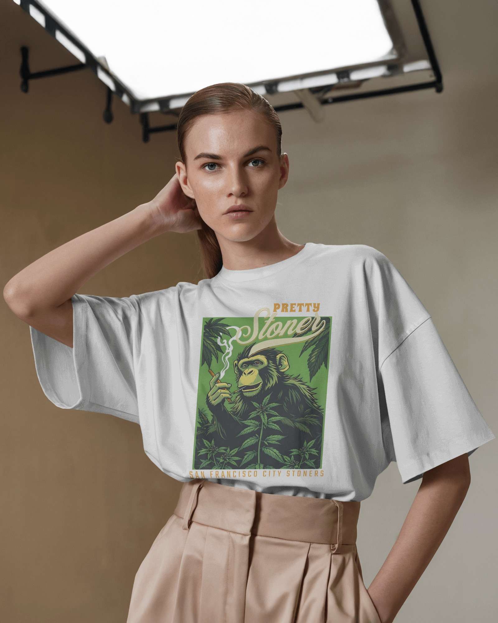 Pretty Stoner Oversized Tee