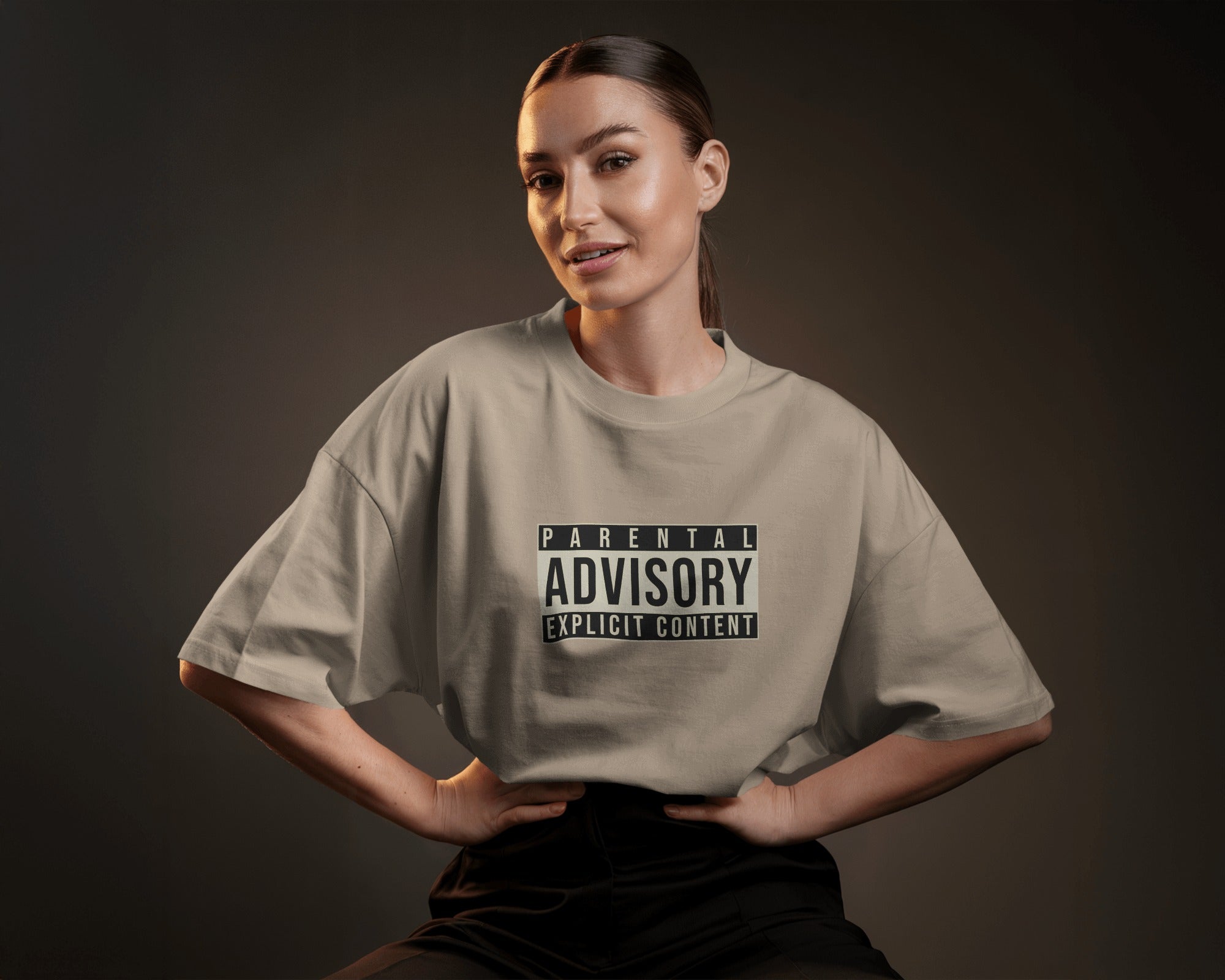 Parental Advisory Oversized Tee