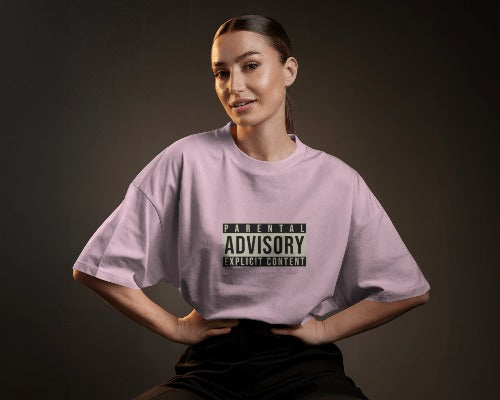 Parental Advisory Oversized Tee