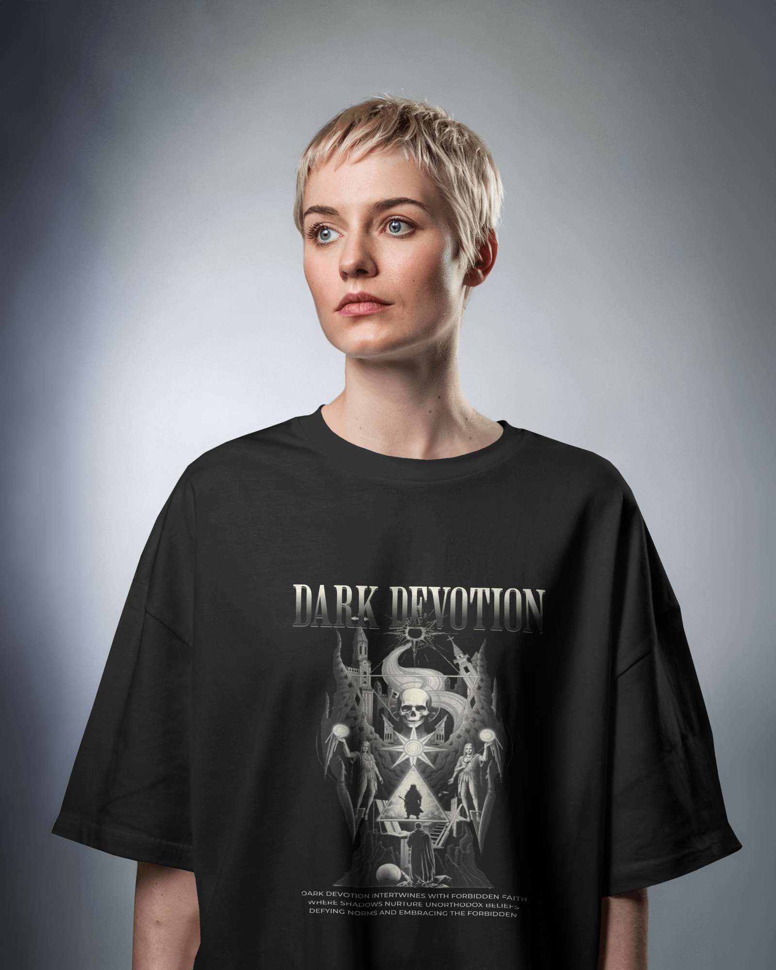 Dark Devotion Oversized Tee