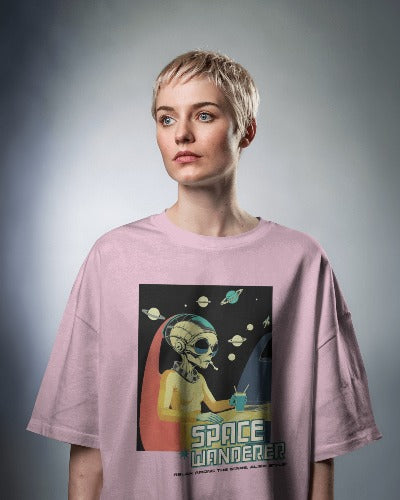 Space Wanderer Oversized Tee