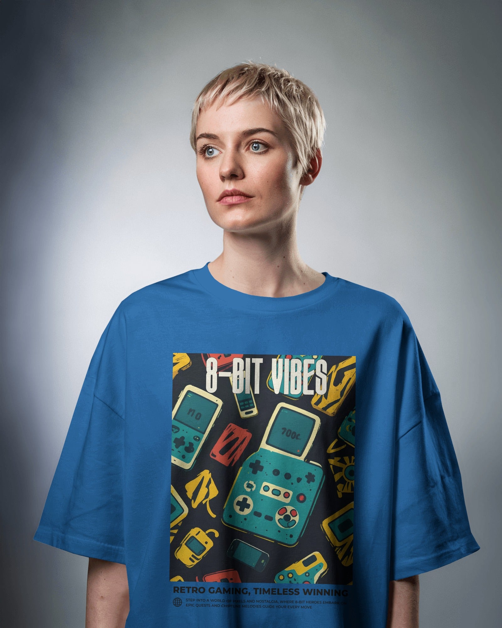 8-BIT VIBES Oversized Tshirt