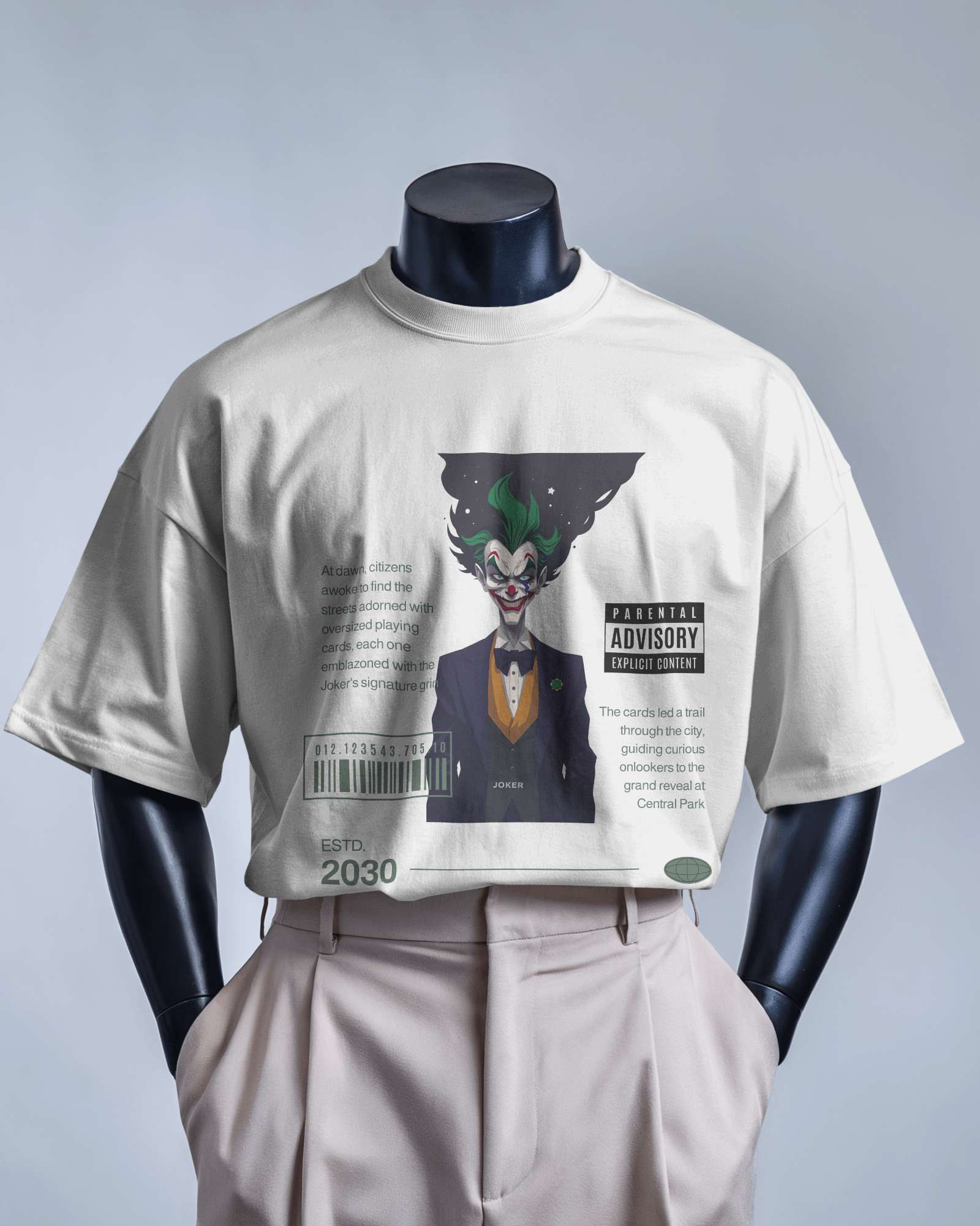 Joker's Grin Oversized Tee