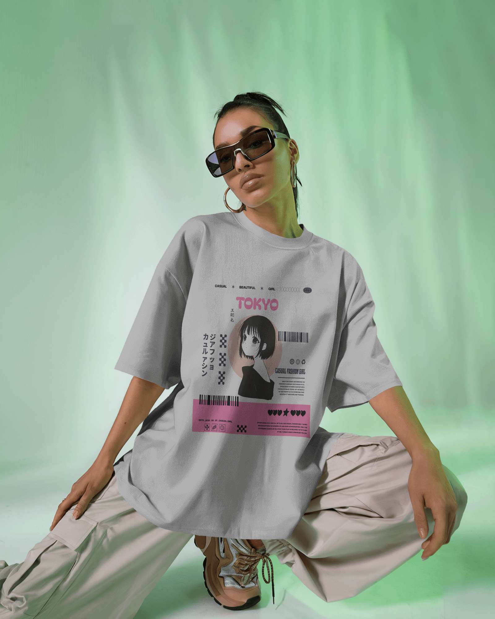 Tokyo Girl Oversized Tee