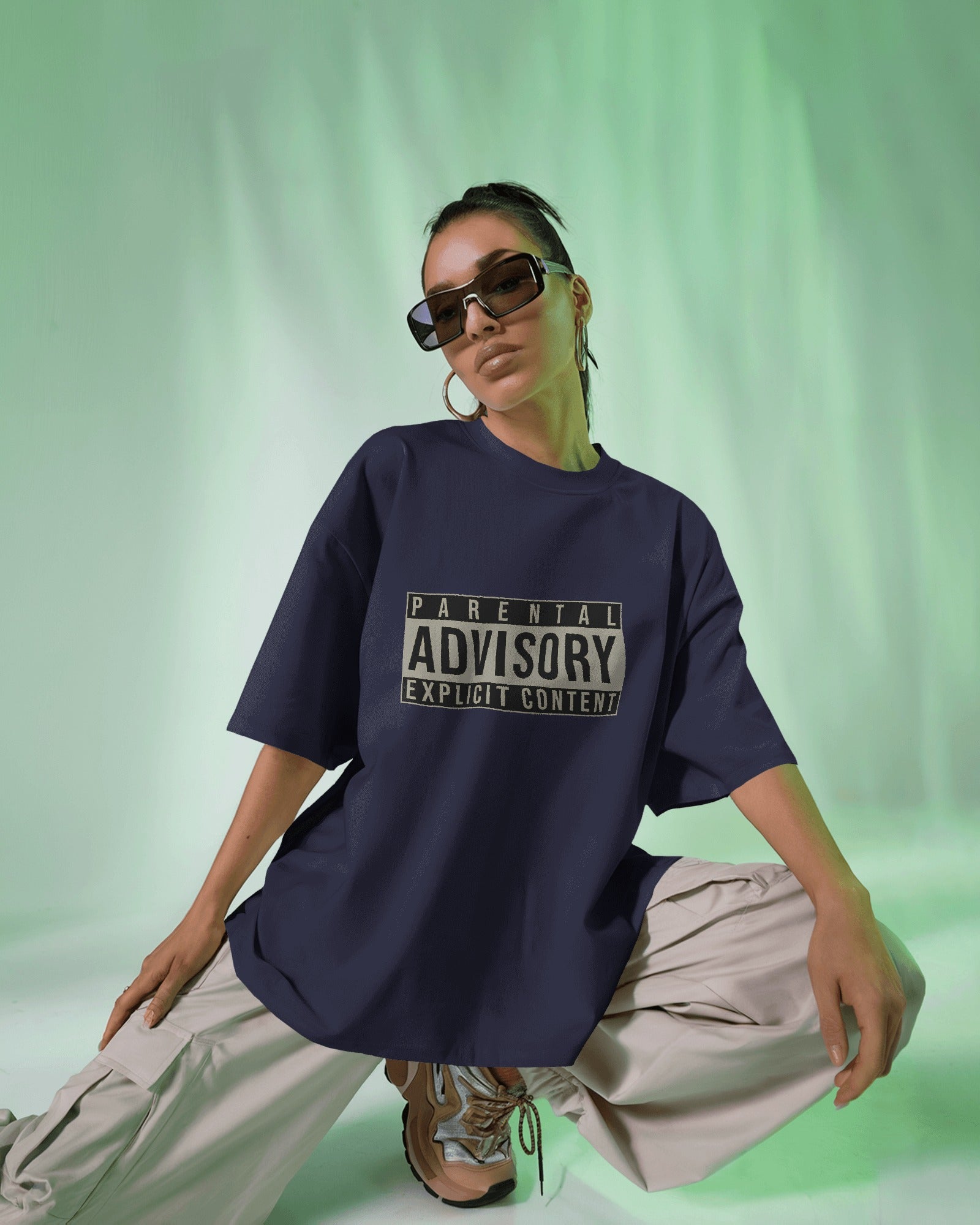 Parental Advisory Oversized Tee